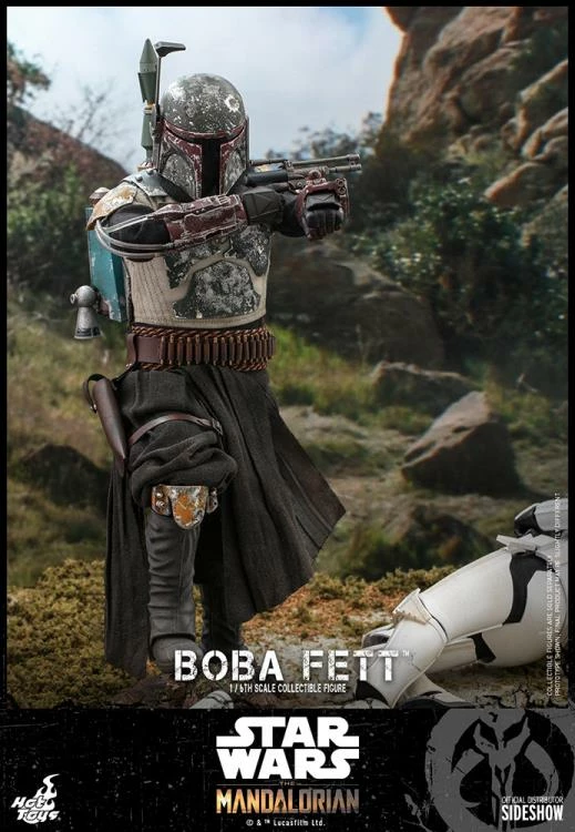 Hot Toys The Mandalorian Boba Fett 1/6th Scale Action Figure - Image 7