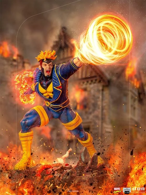 Iron Studios X-Men Battle Diorama 1/10 Art Scale Limited Edition Havok Statue - Image 3