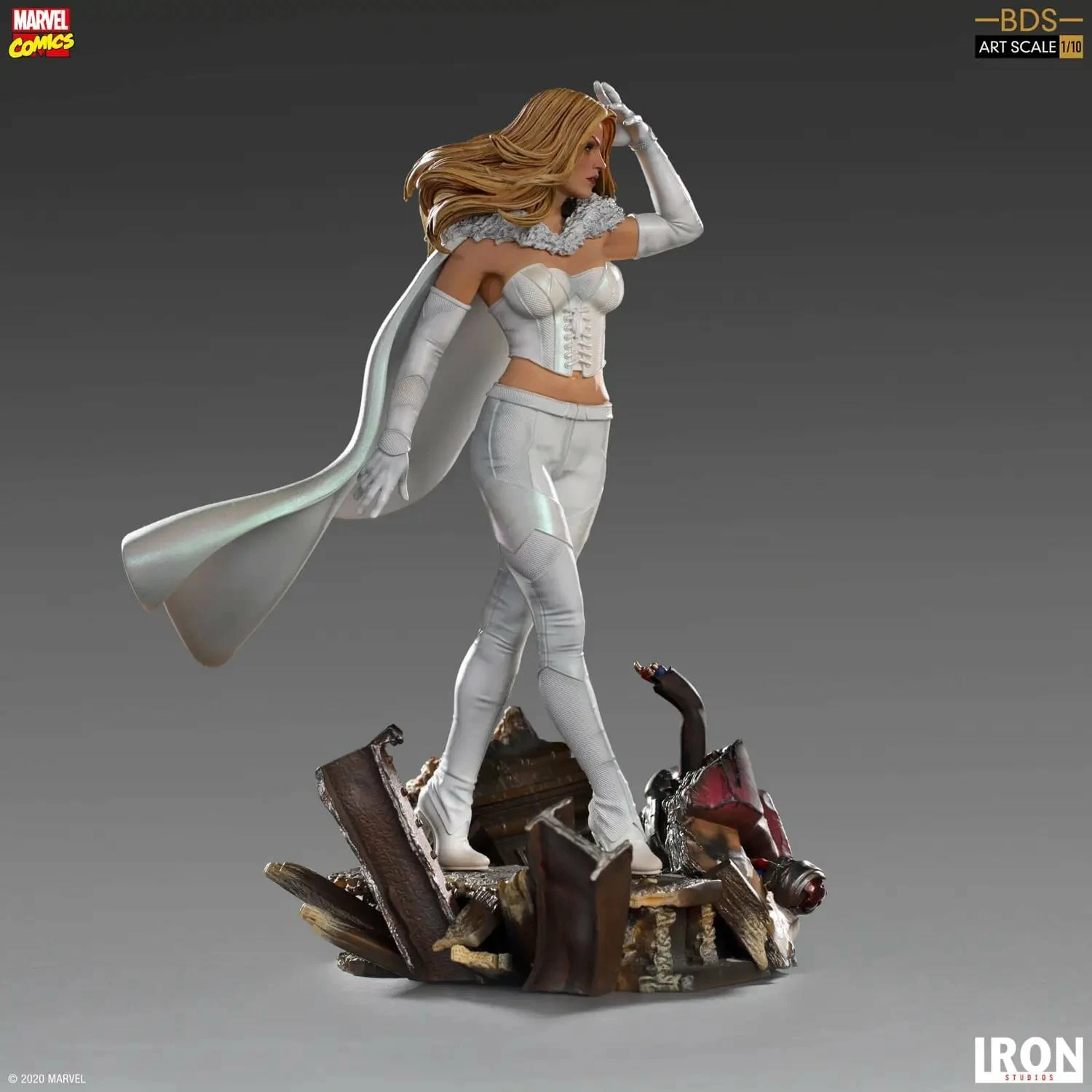 Iron Studios Marvel Comics BDS Art Scale Statue 1/10 Emma Frost - Image 3