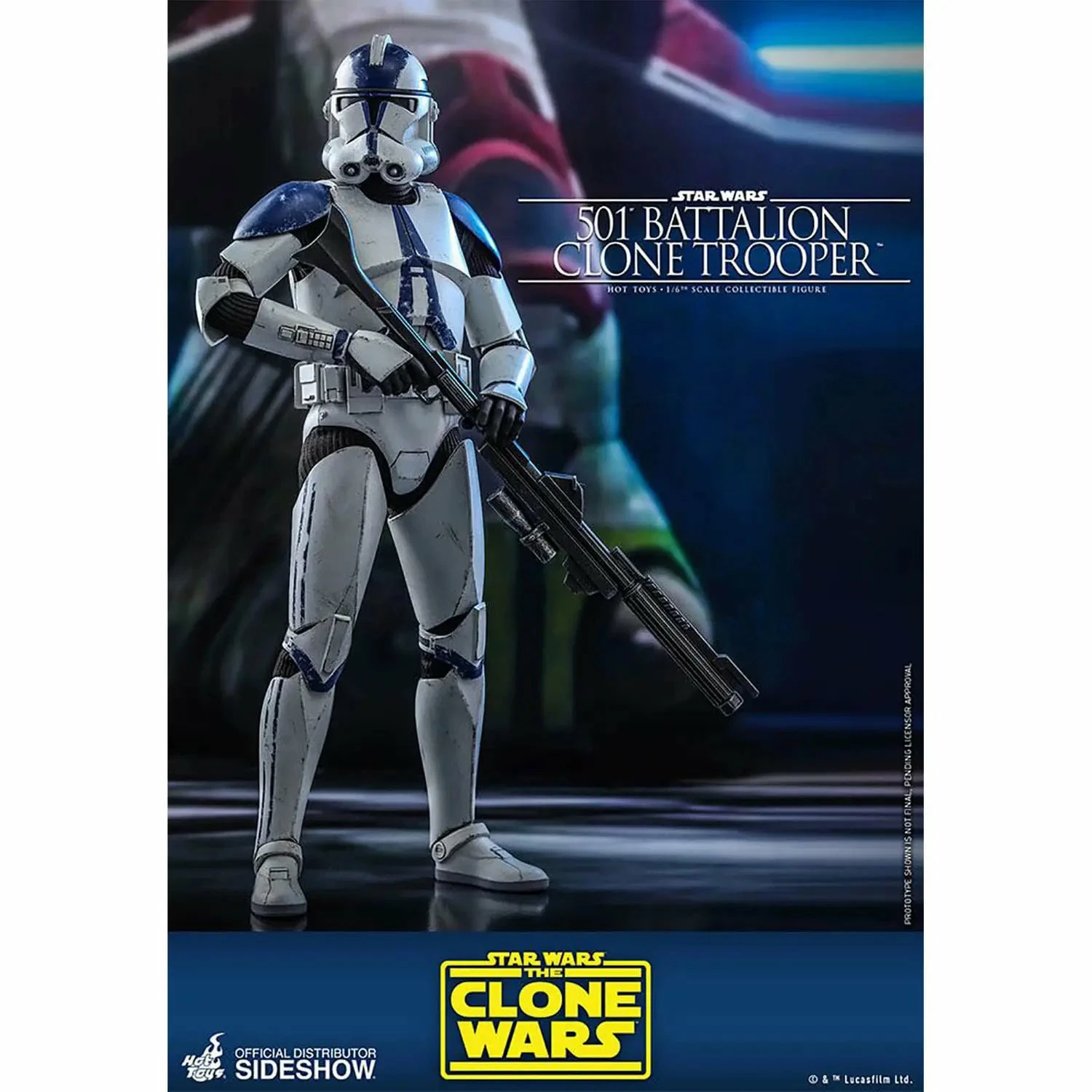 Hot Toys Star Wars The Clone Wars Action Figure 1/6 501st Battalion Clone Trooper