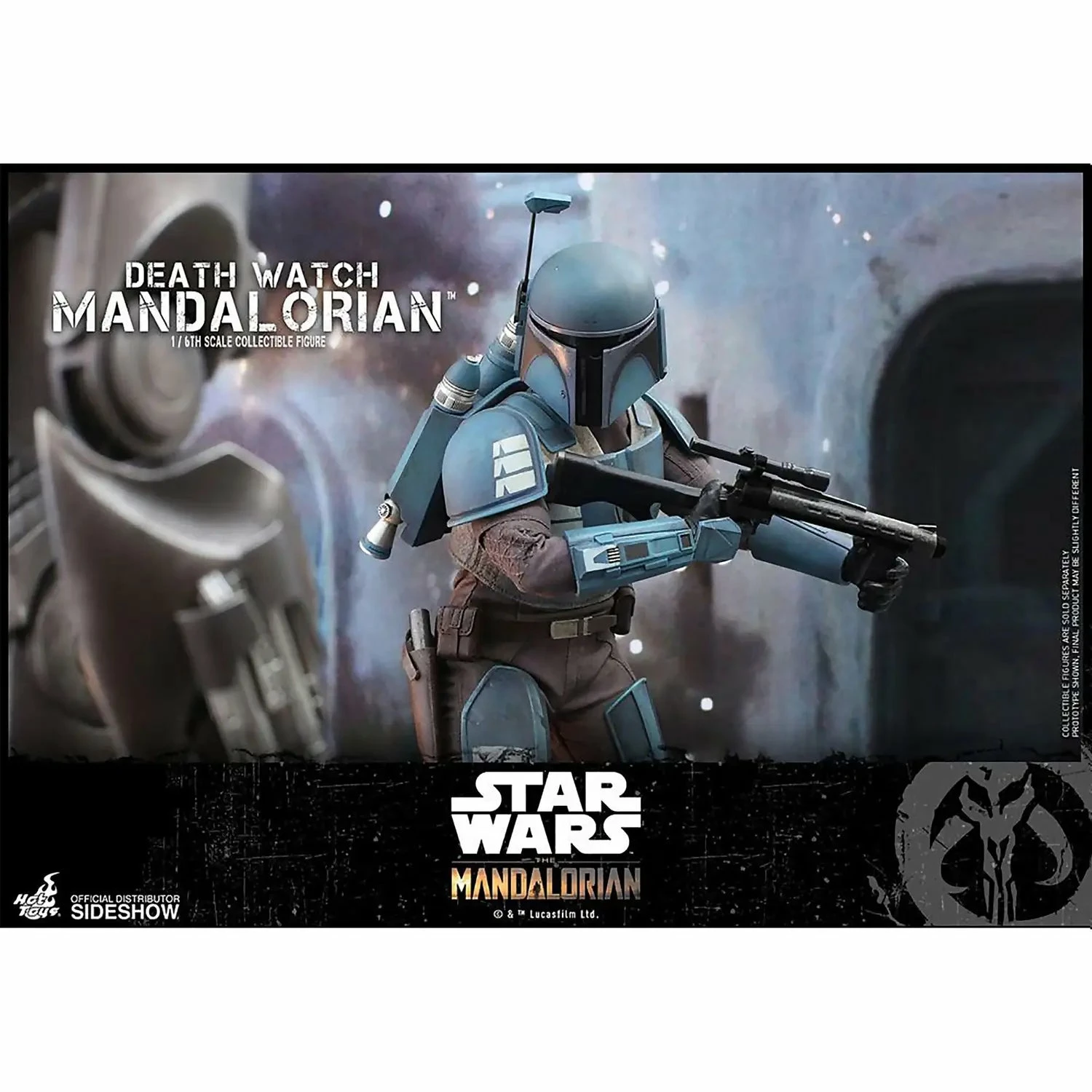 Hot Toys Star Wars The Mandalorian Action Figure 1/6 Death Watch Mandalorian - Image 9