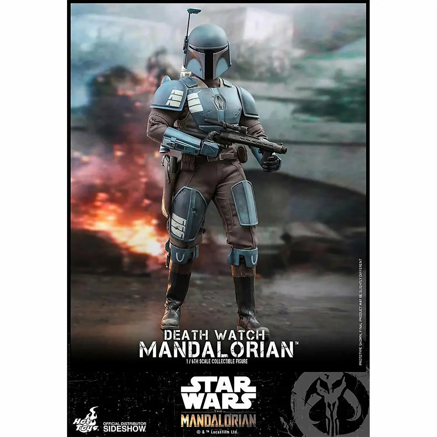 Hot Toys Star Wars The Mandalorian Action Figure 1/6 Death Watch Mandalorian - Image 4