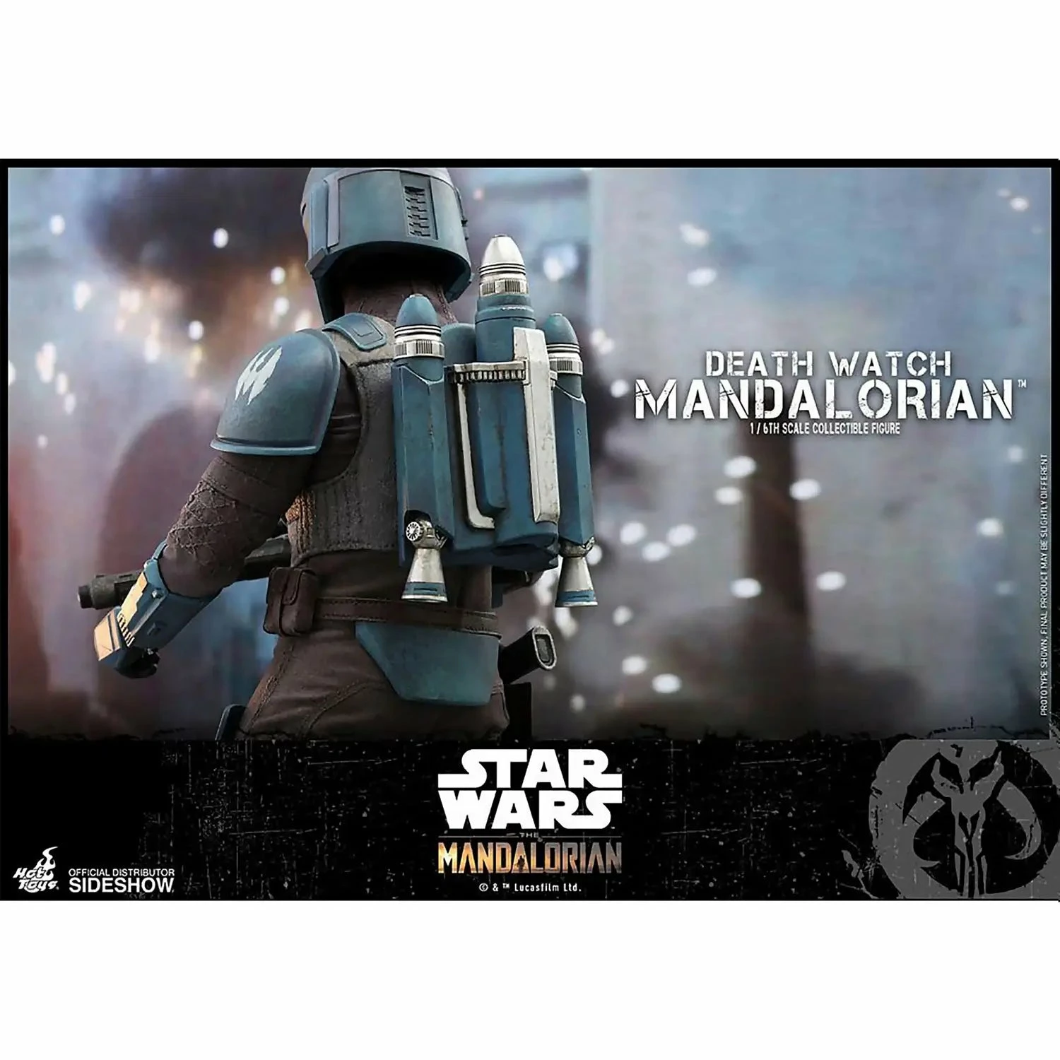 Hot Toys Star Wars The Mandalorian Action Figure 1/6 Death Watch Mandalorian - Image 11