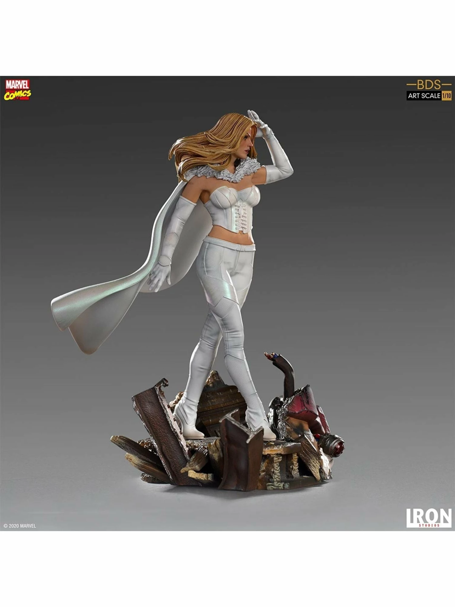 Iron Studios Marvel Comics BDS Art Scale Statue 1/10 Emma Frost - Image 6