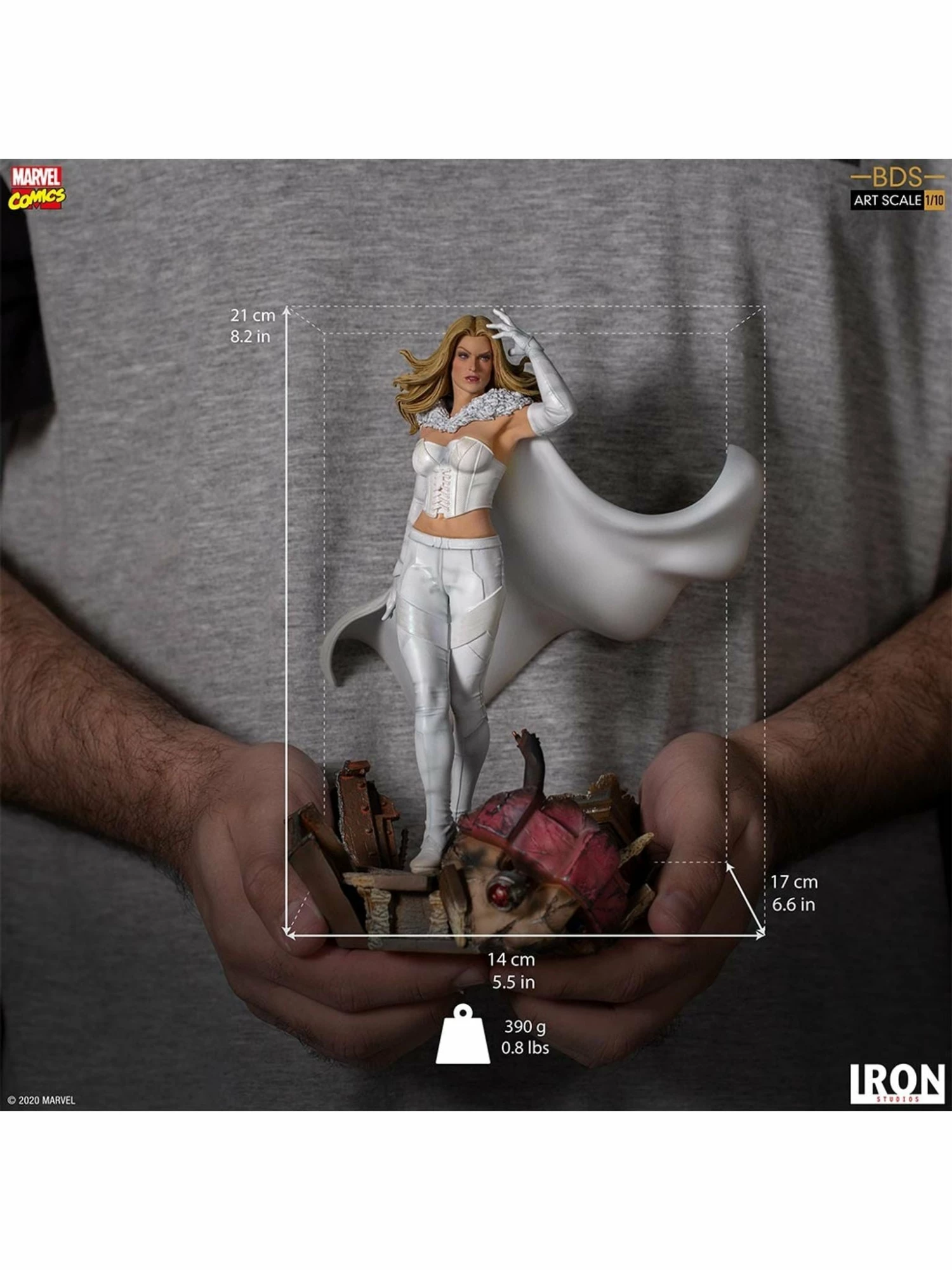 Iron Studios Marvel Comics BDS Art Scale Statue 1/10 Emma Frost - Image 2