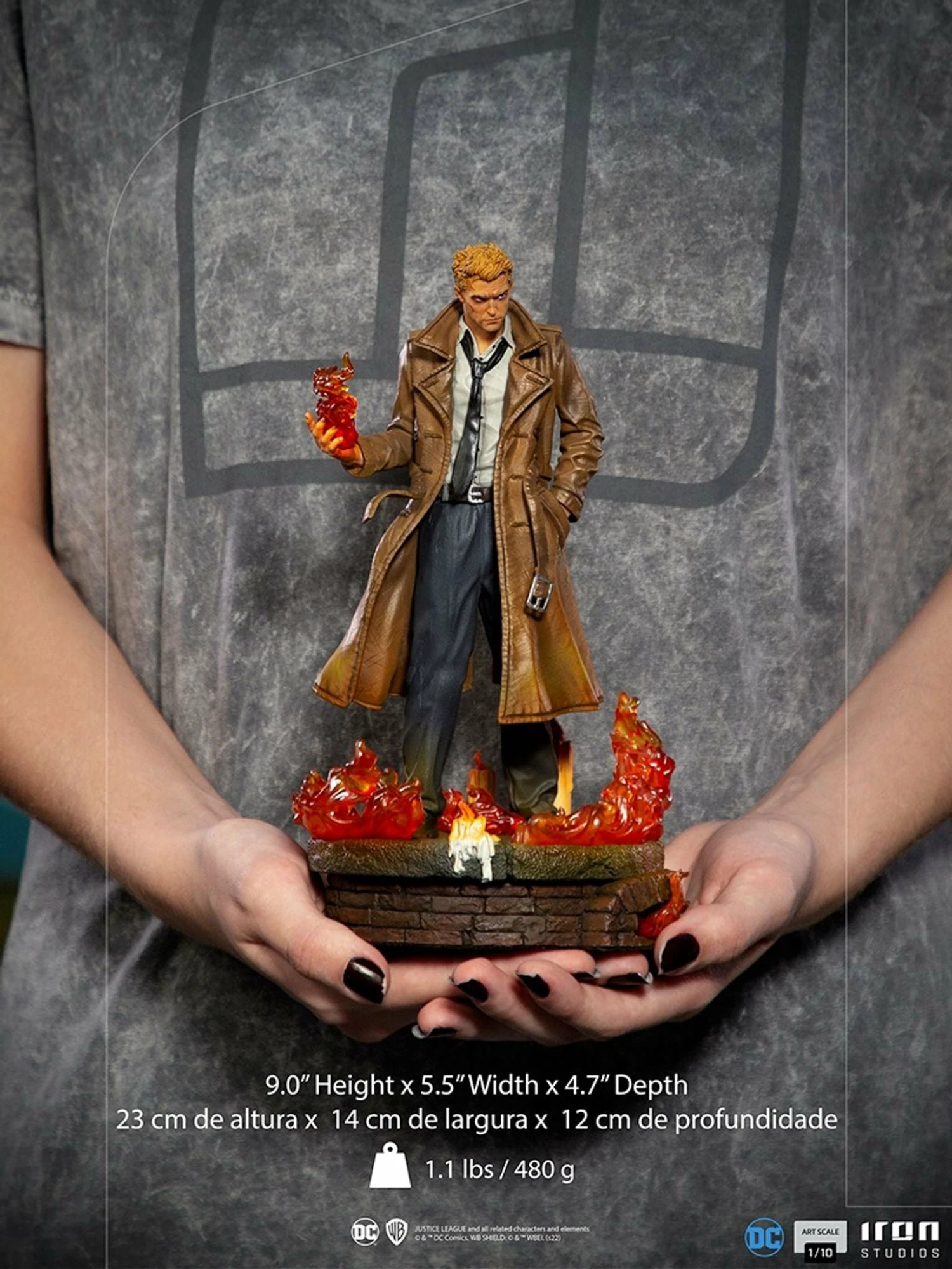 Iron Studios DC Comics 1/10 Deluxe Art Scale Limited Edition Constantine Statue - Image 3
