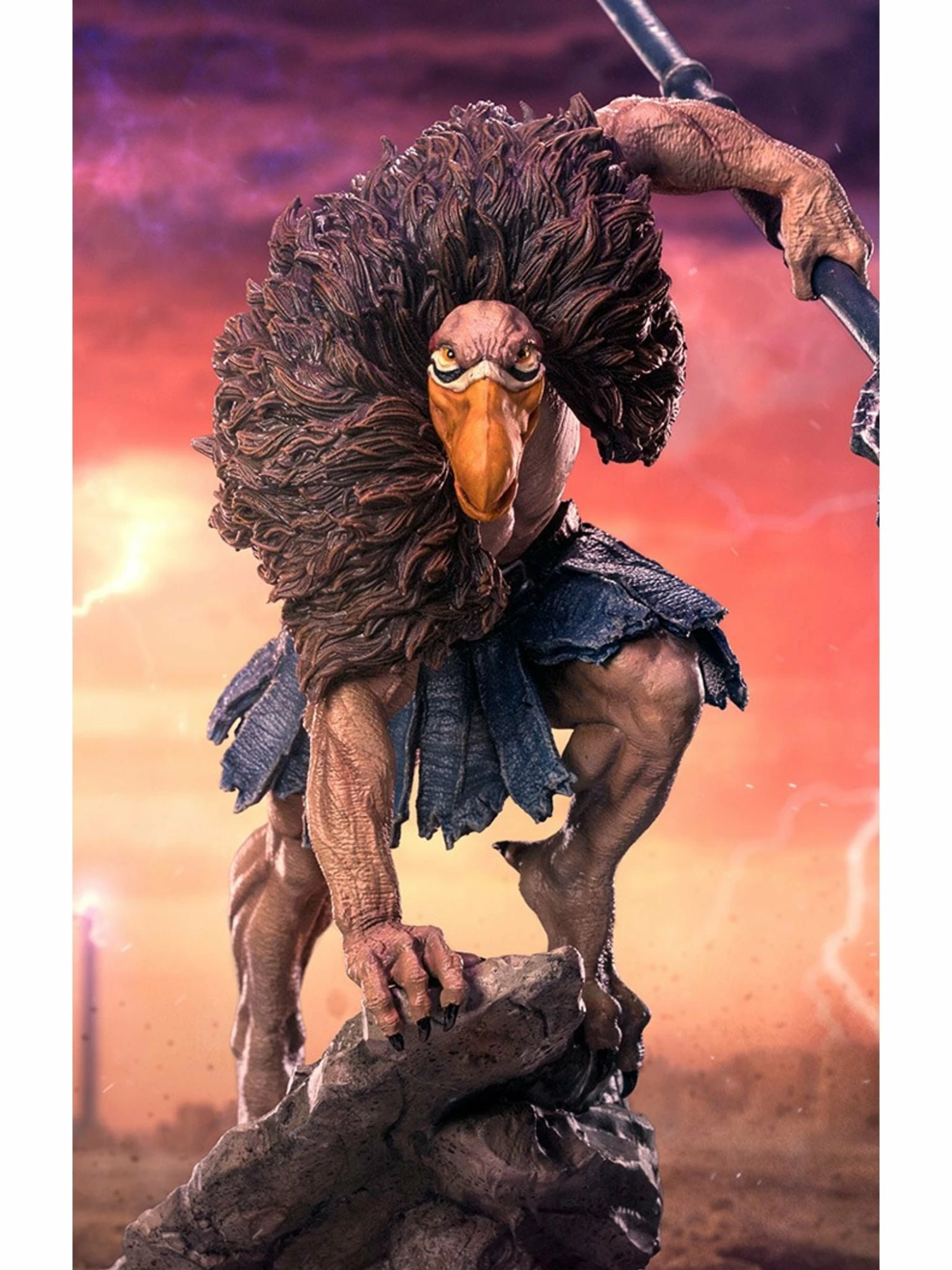 Iron Studios ThunderCats Battle Diorama 1/10 Art Scale Limited Edition Vultureman Statue - Image 9