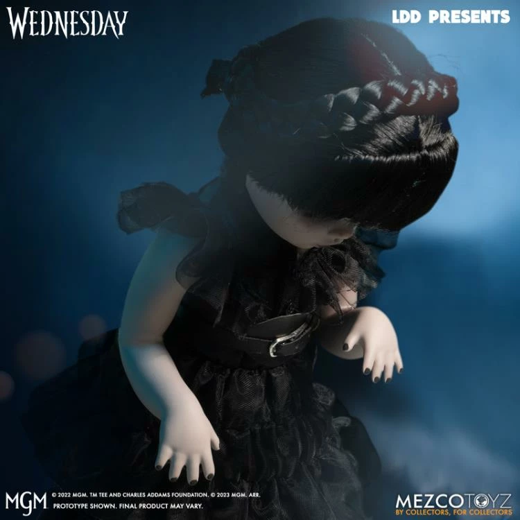 Mezco Living Dead Dolls Adams Family Wednesday Addams (Dancing) - Image 11