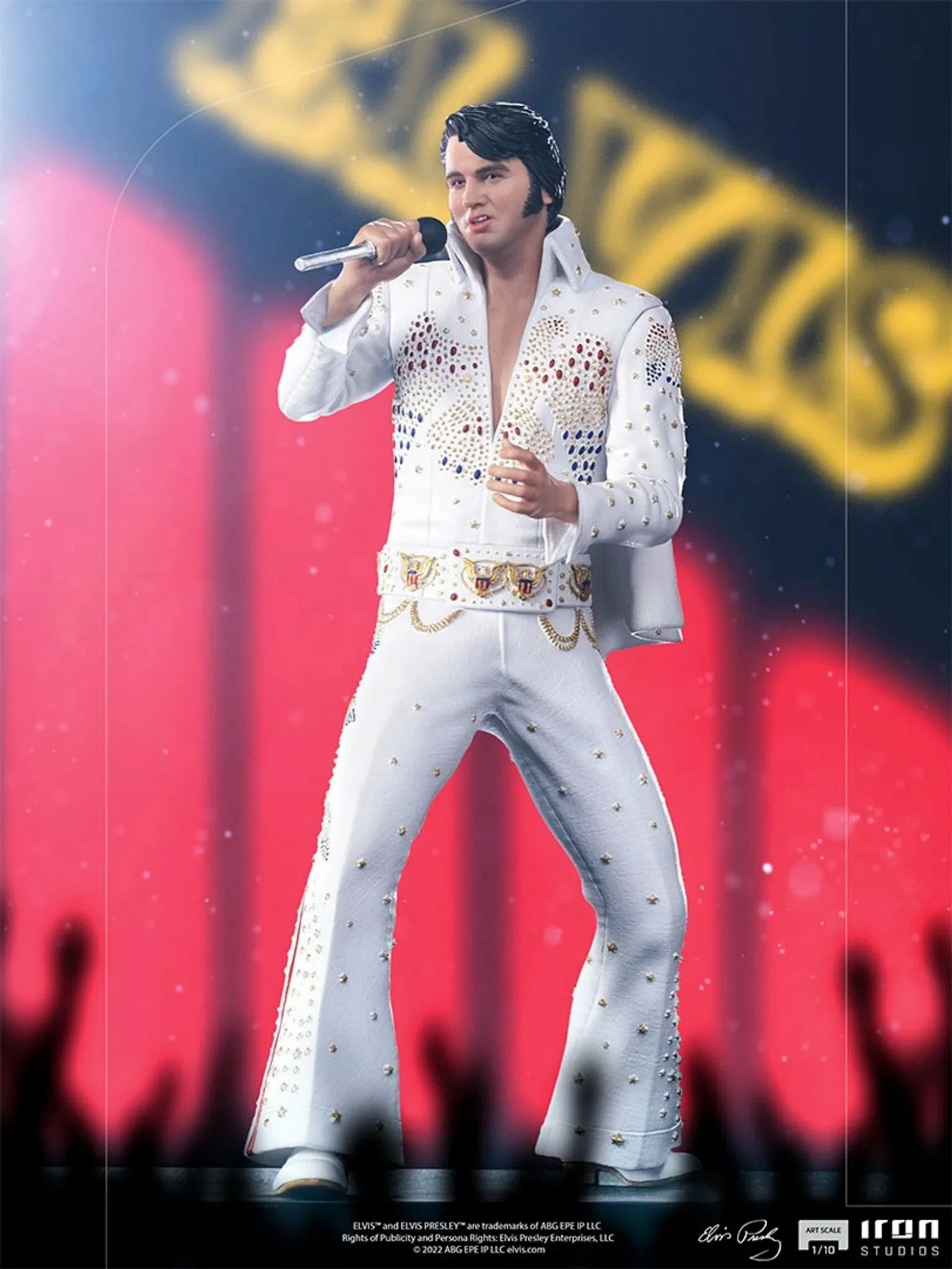 Iron Studios Elvis Presley 1973 1/10 Art Scale Limited Edition Statue - Image 2