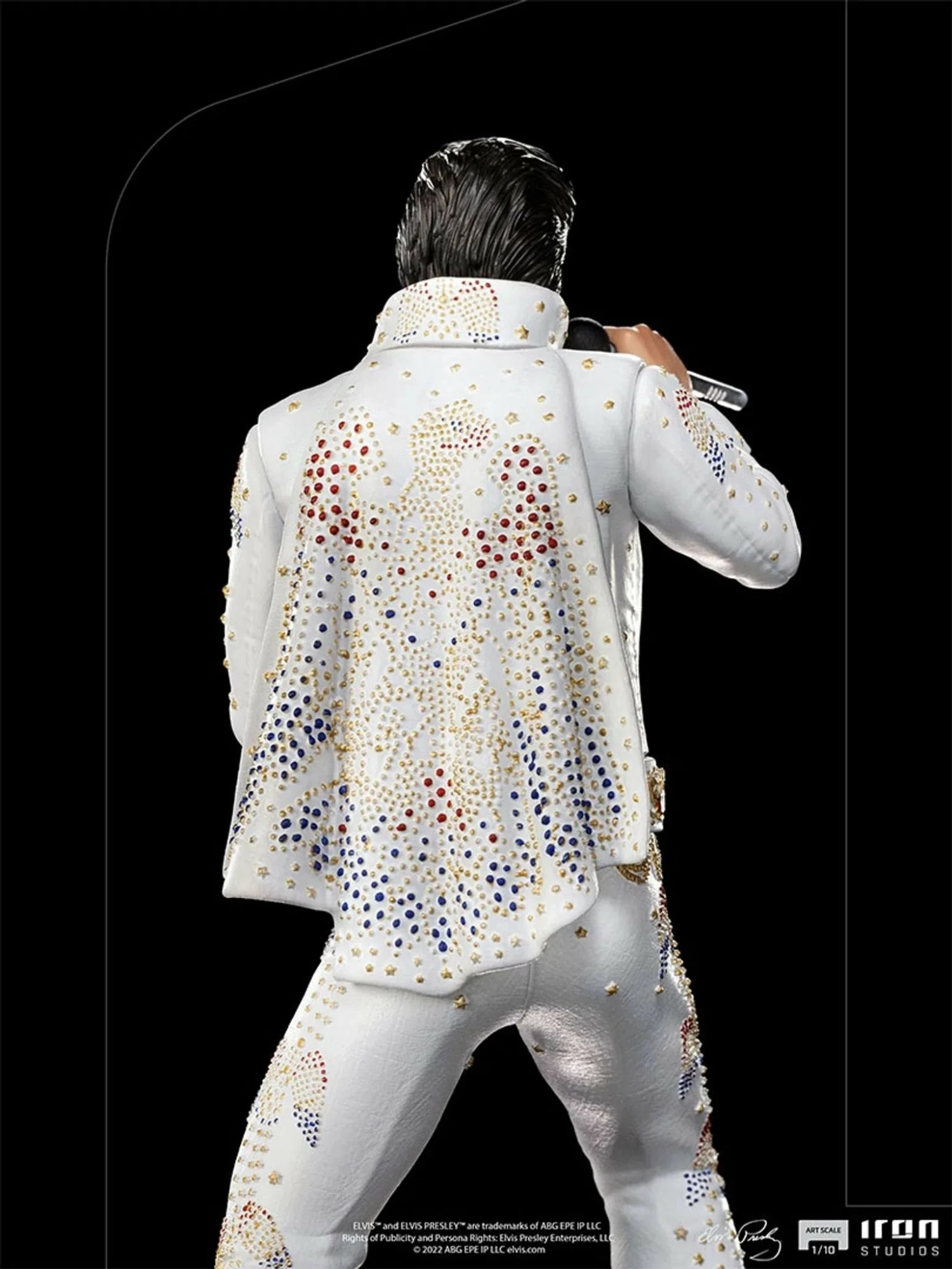 Iron Studios Elvis Presley 1973 1/10 Art Scale Limited Edition Statue - Image 12