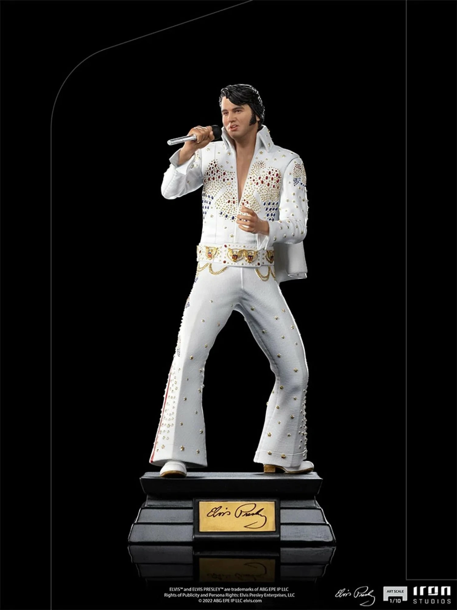 Iron Studios Elvis Presley 1973 1/10 Art Scale Limited Edition Statue - Image 13