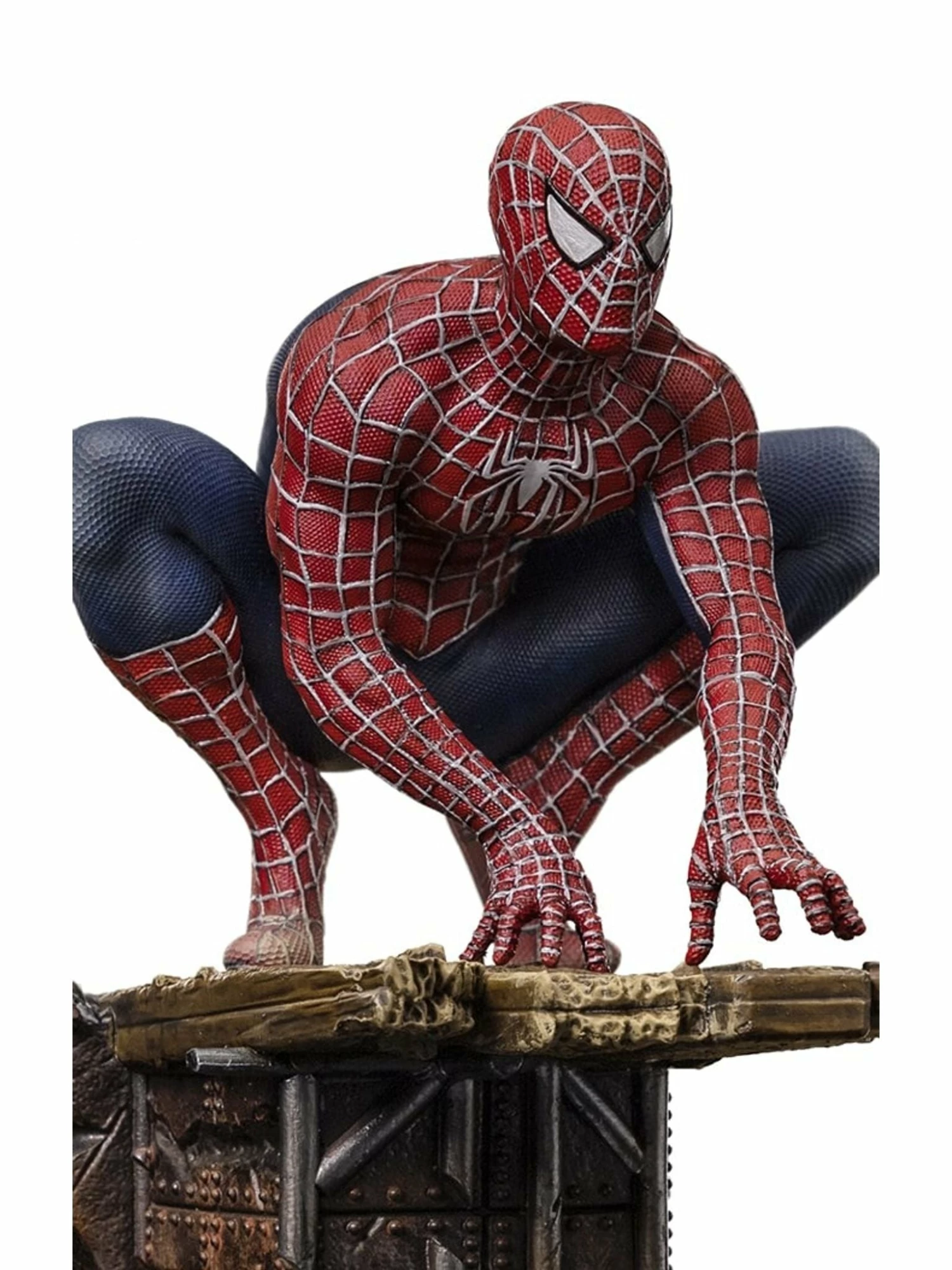Iron Studios Spider-Man: No Way Home Diorama Series Spider-Man (Peter #2) 1/10 Art Scale Limited Edition Statue - Image 4