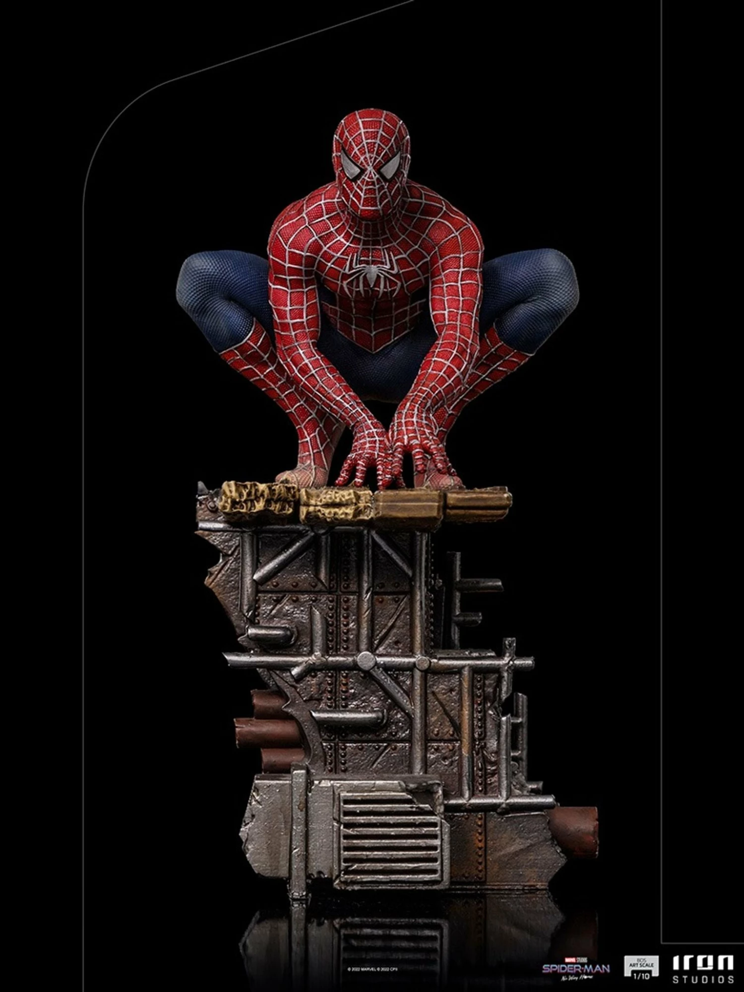 Iron Studios Spider-Man: No Way Home Diorama Series Spider-Man (Peter #2) 1/10 Art Scale Limited Edition Statue - Image 6