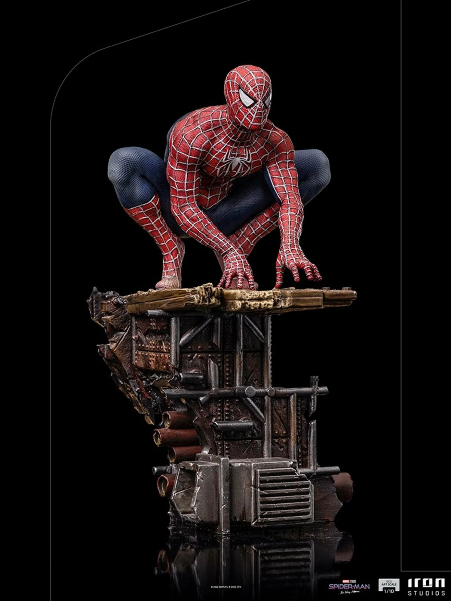Iron Studios Spider-Man: No Way Home Diorama Series Spider-Man (Peter #2) 1/10 Art Scale Limited Edition Statue - Image 7