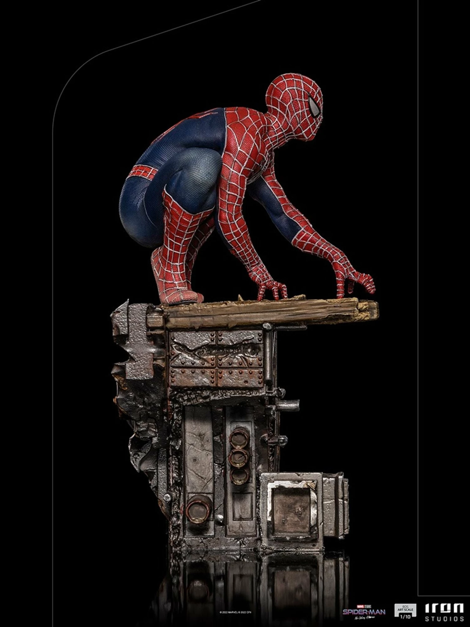 Iron Studios Spider-Man: No Way Home Diorama Series Spider-Man (Peter #2) 1/10 Art Scale Limited Edition Statue - Image 8