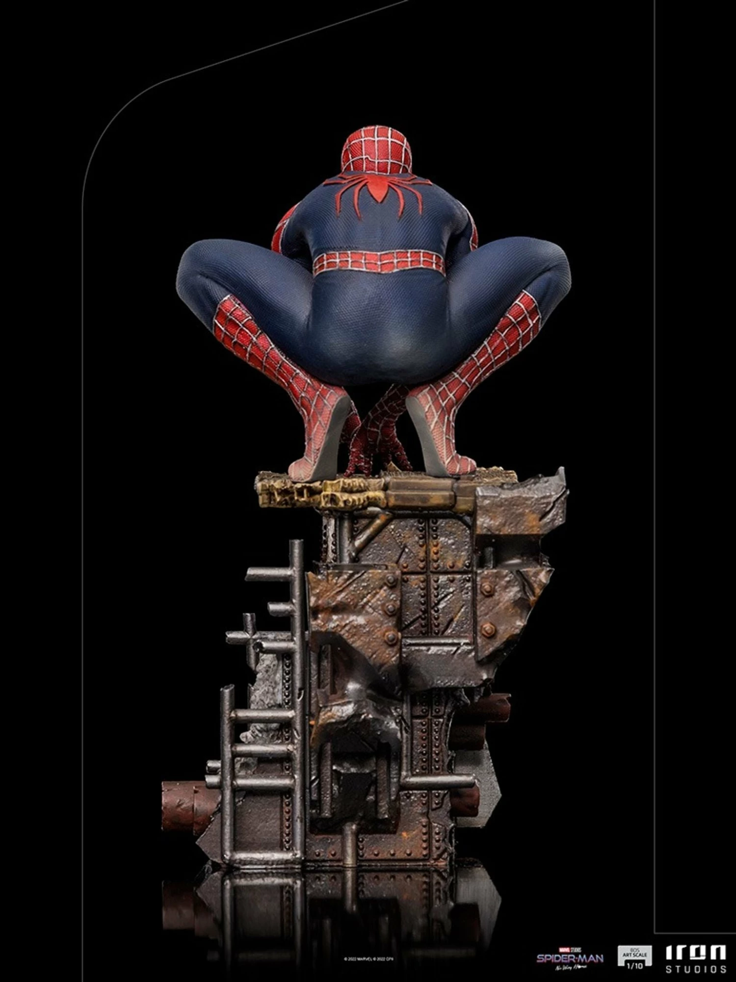 Iron Studios Spider-Man: No Way Home Diorama Series Spider-Man (Peter #2) 1/10 Art Scale Limited Edition Statue - Image 9