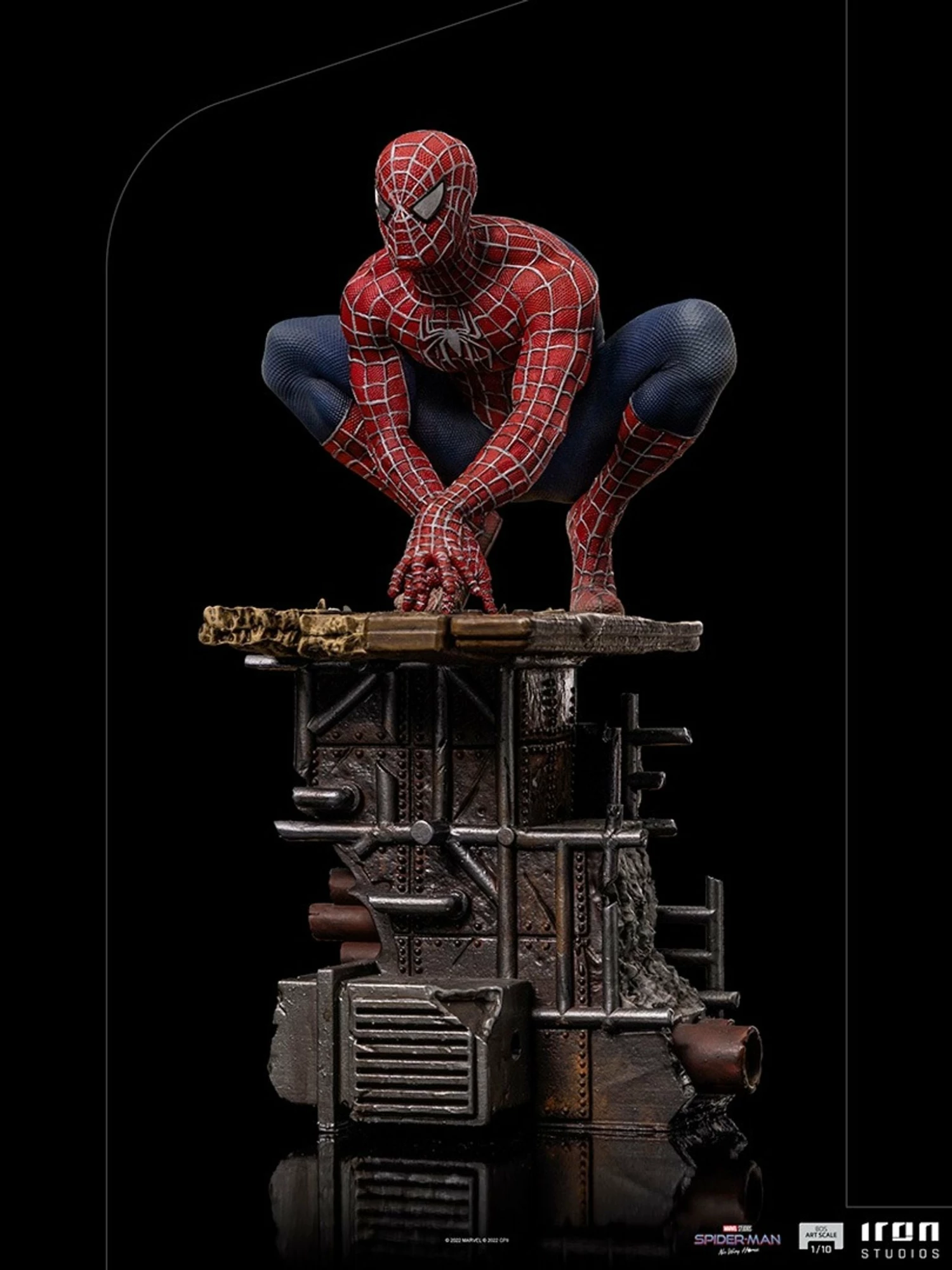 Iron Studios Spider-Man: No Way Home Diorama Series Spider-Man (Peter #2) 1/10 Art Scale Limited Edition Statue - Image 11