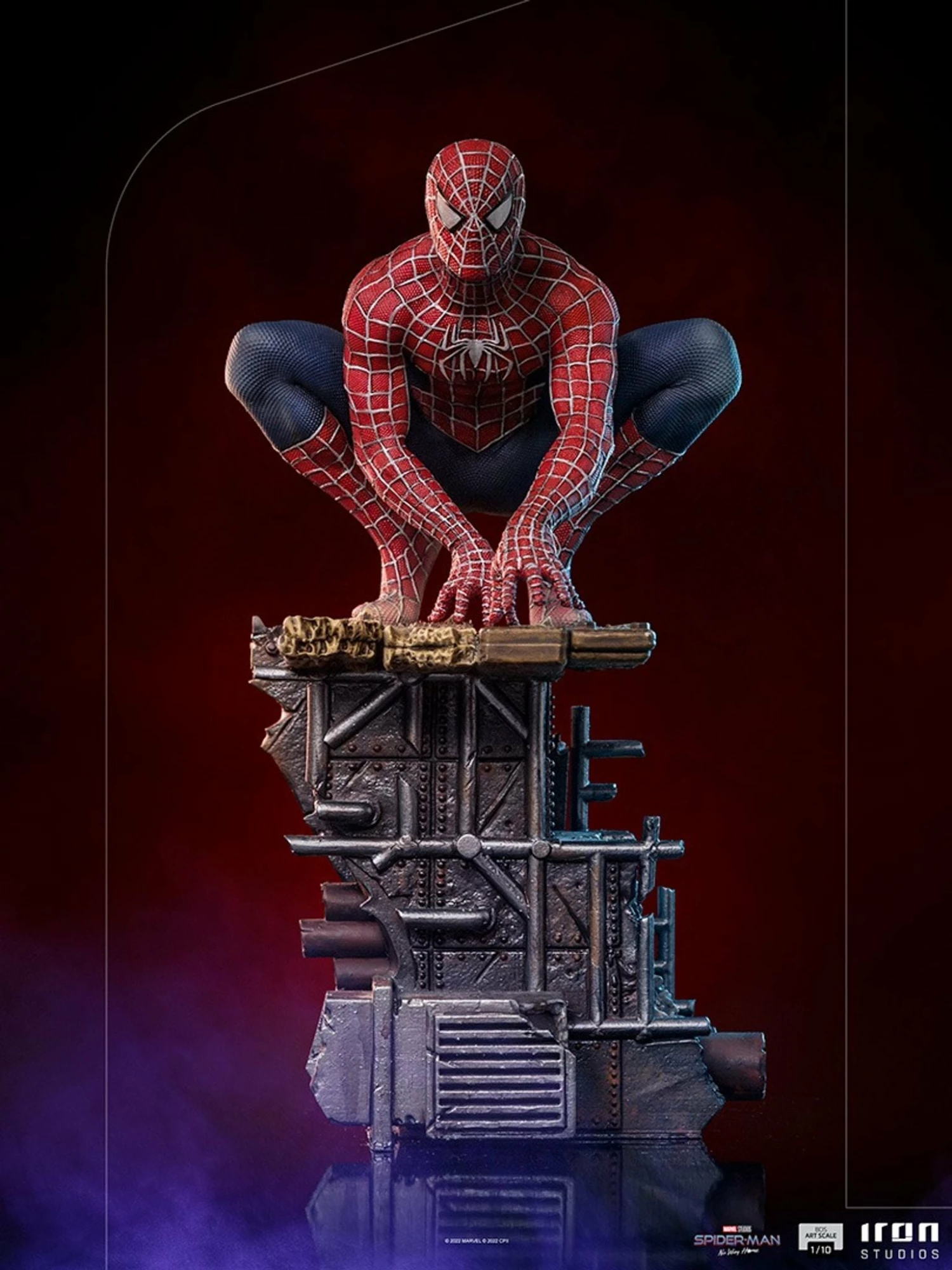 Iron Studios Spider-Man: No Way Home Diorama Series Spider-Man (Peter #2) 1/10 Art Scale Limited Edition Statue - Image 2