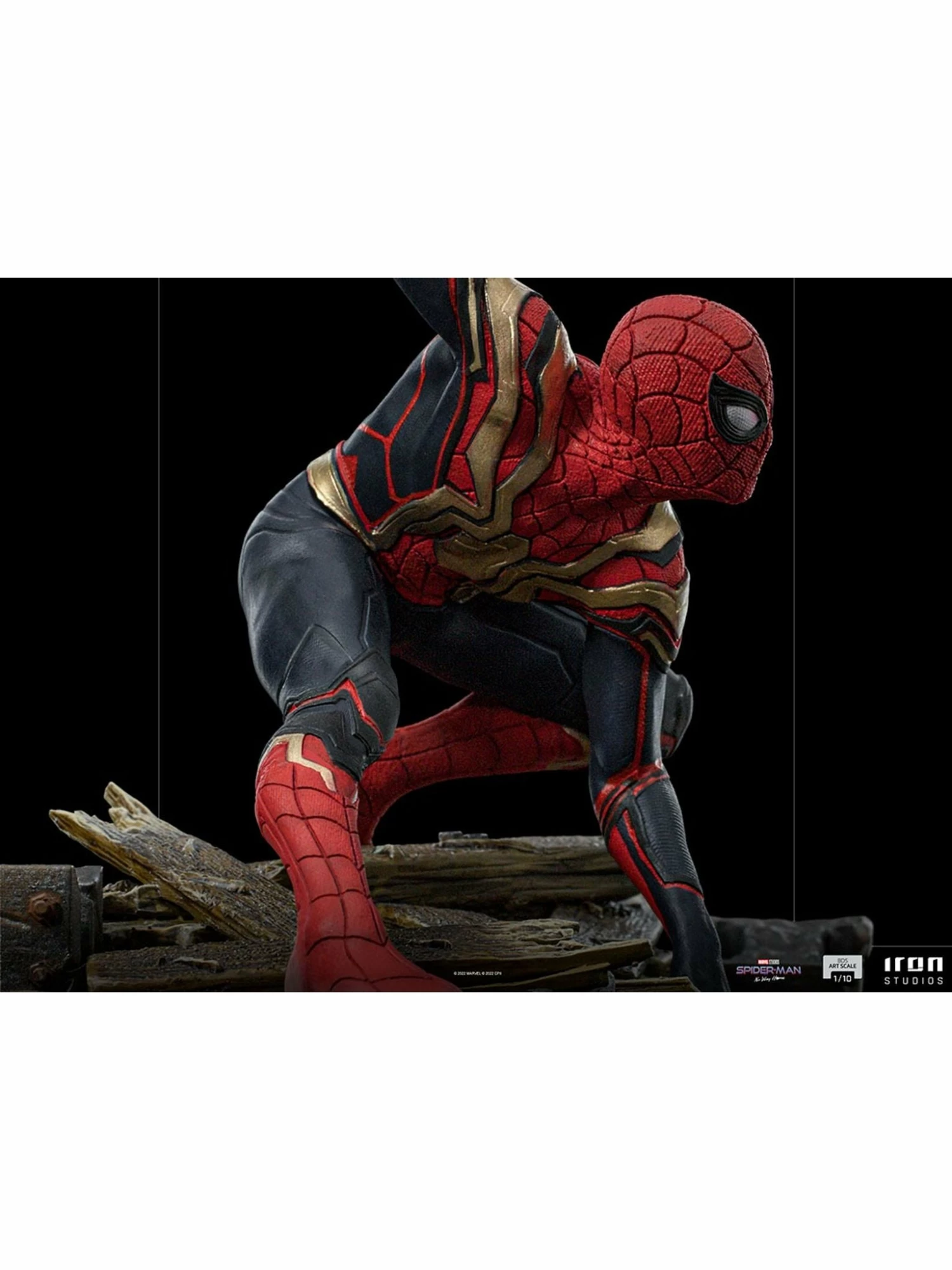 Iron Studios Spider-Man: No Way Home Diorama Series Spider-Man (Peter #1) 1/10 Art Scale Limited Edition Statue - Image 13