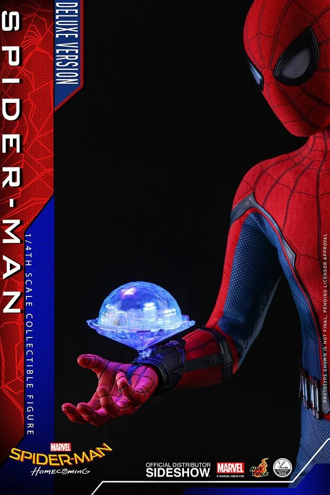 Hot Toys Spider-Man Homecoming 1/4 Scale Series Spider-Man Deluxe Version Figure - Image 8