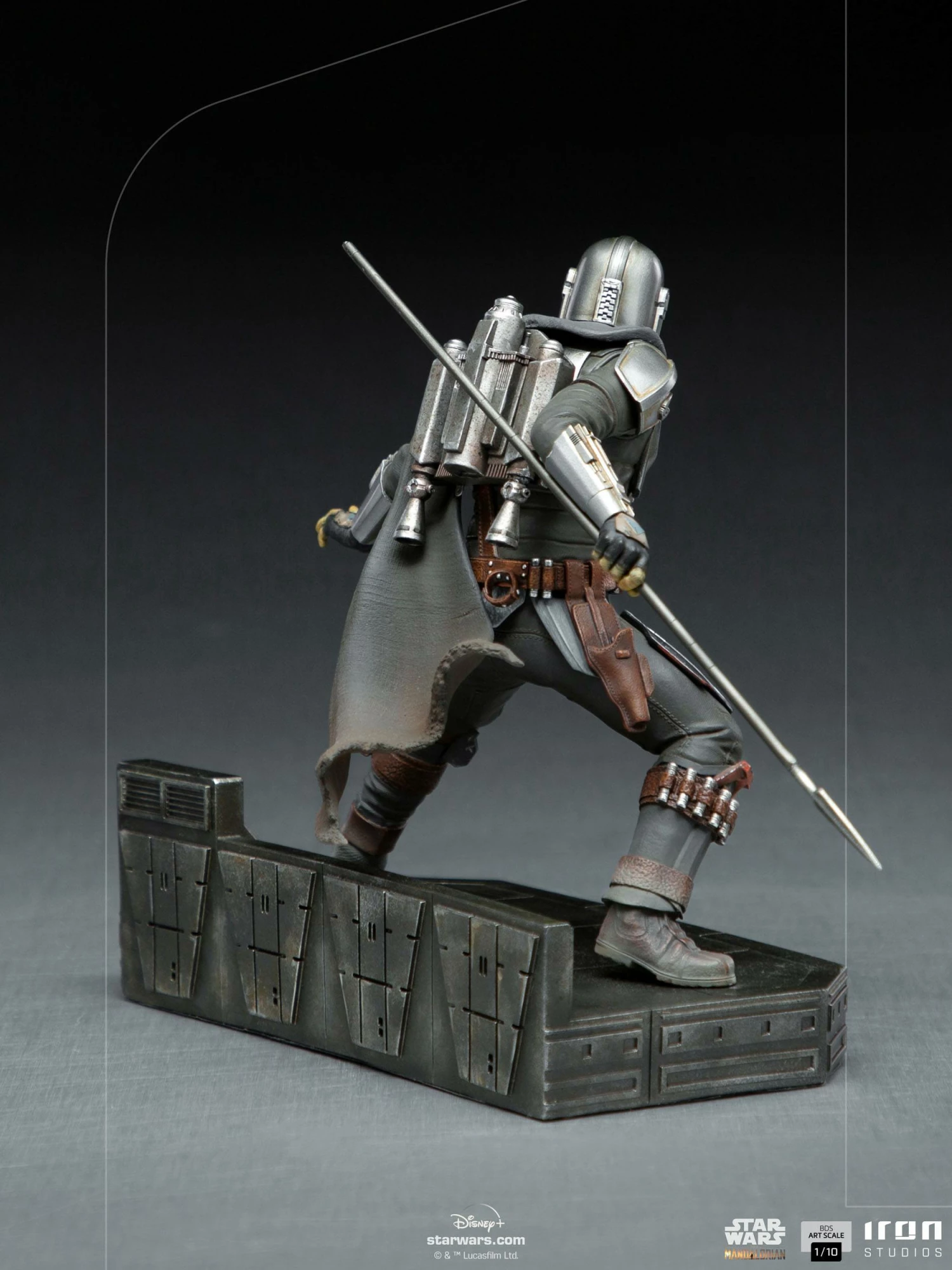 Iron Studios Star Wars The Mandalorian BDS Art Scale Statue 1/10 Mandalorian - Image 10