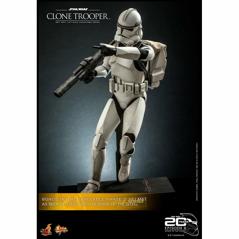 Hot Toys Star Wars Attack Of The Clones 20th Anniversary 1:6 Clone Trooper - Image 7