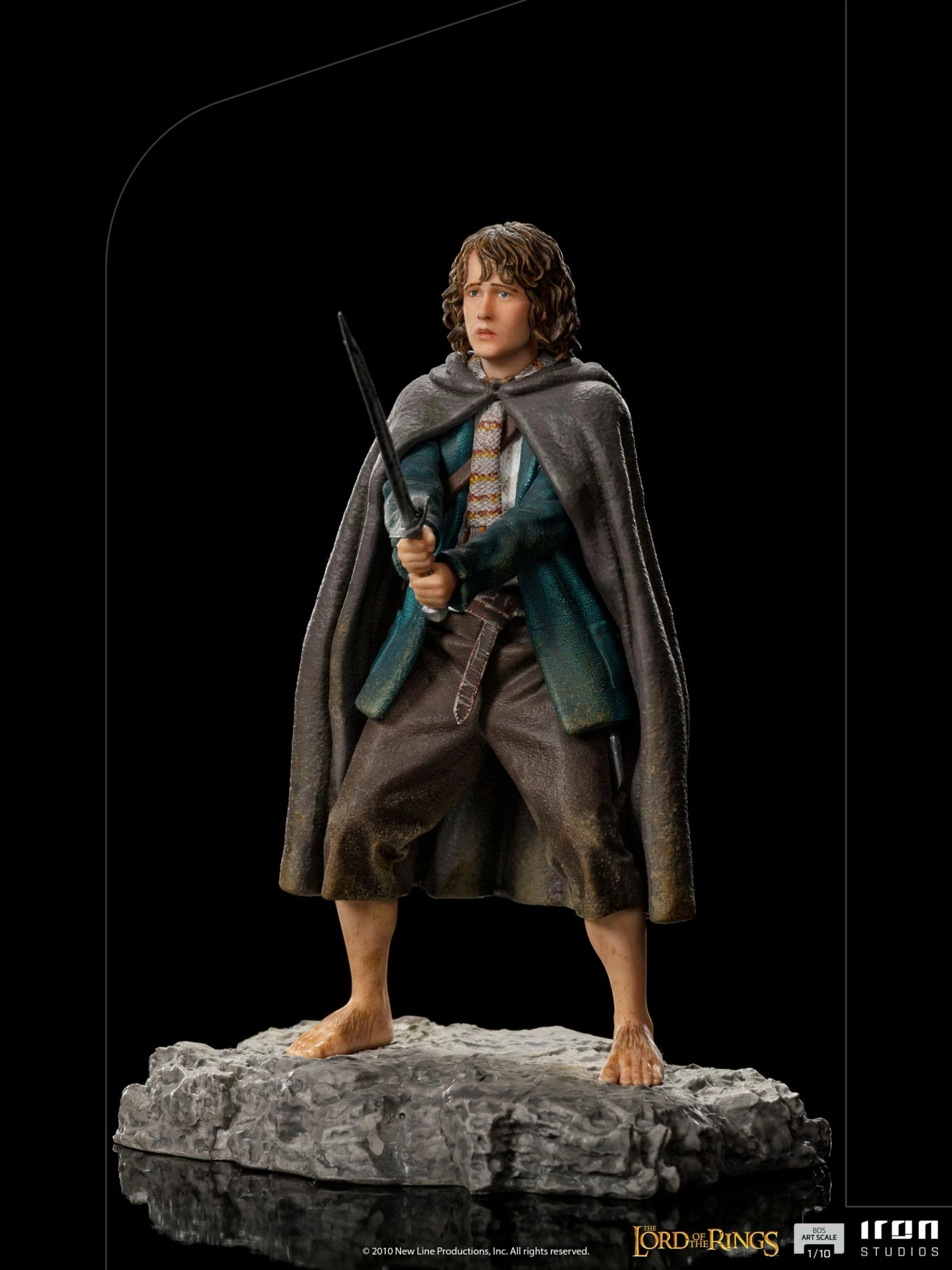 Iron Studios BDS Art Scale Statue 1-10Scale Lord Of The Rings Pippin - Image 4