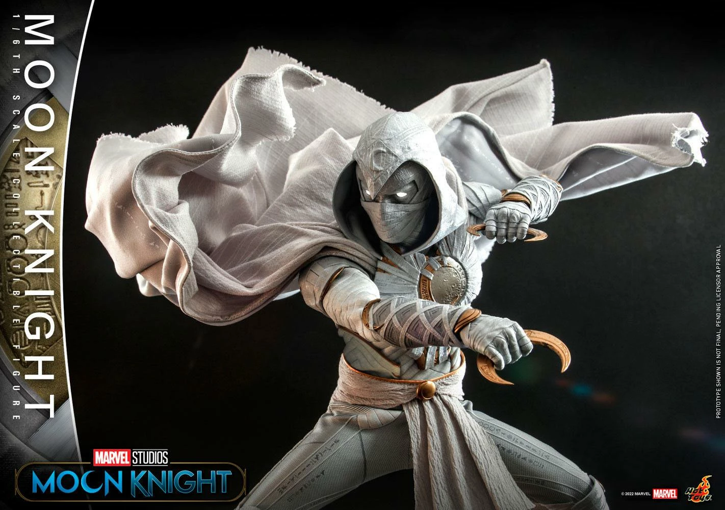 Hot Toys Marvel Comic Masterpiece Action Figure 1-6 Moon Knight 29 Cm - Image 8