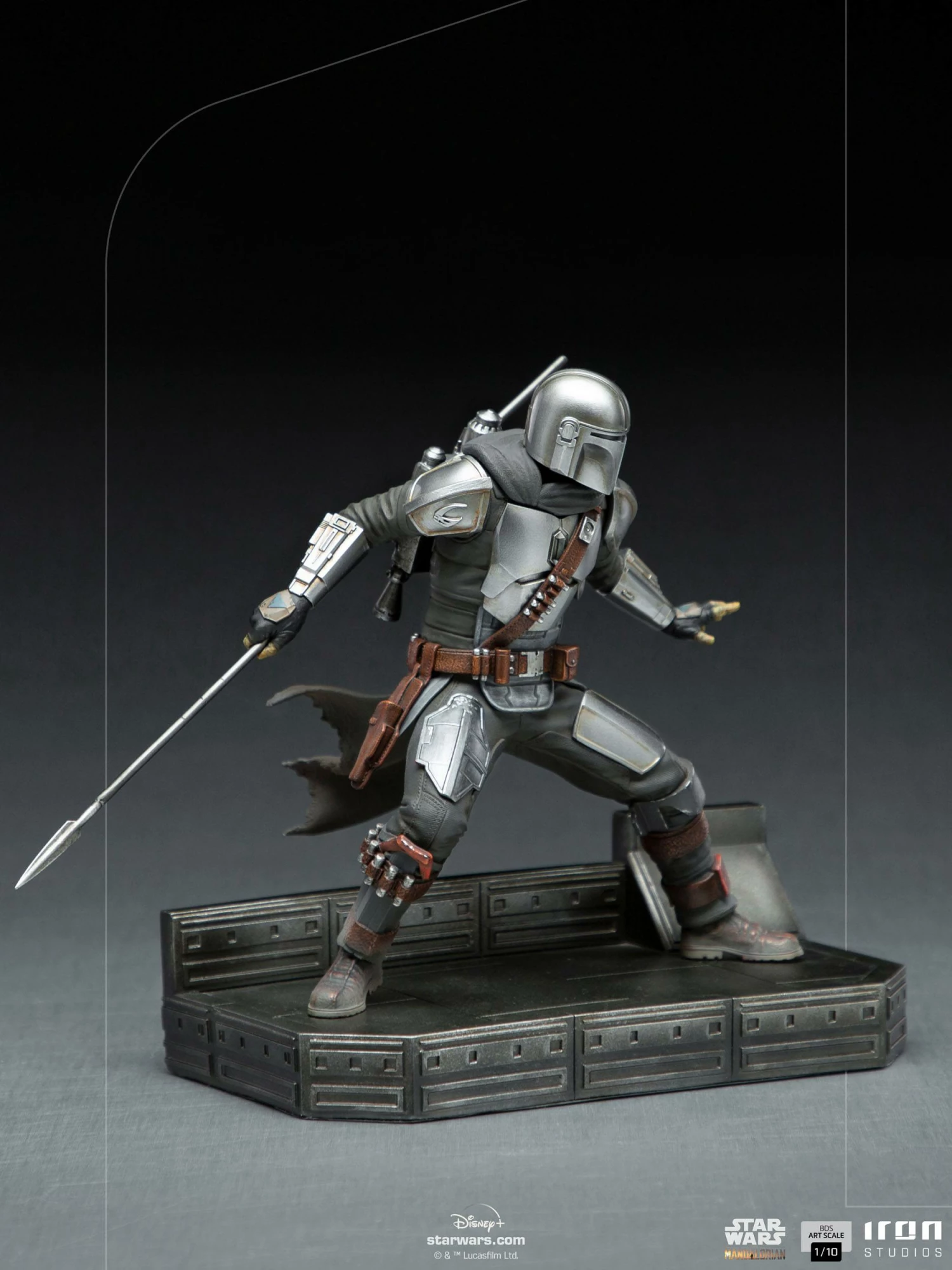 Iron Studios Star Wars The Mandalorian BDS Art Scale Statue 1/10 Mandalorian - Image 9