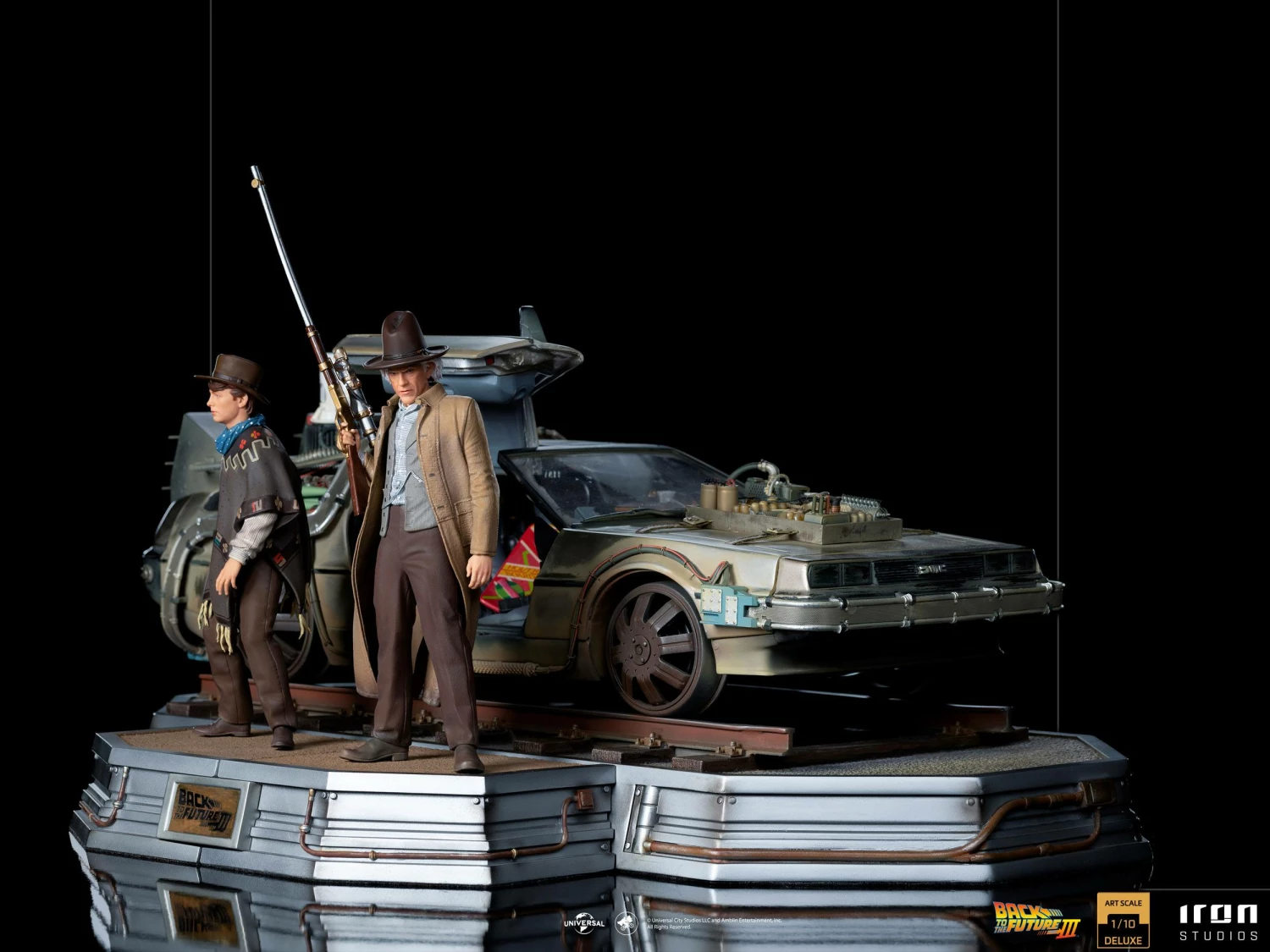 Iron Studios Back To The Future III Art Scale Statues 1-10 Full Set Deluxe - Image 5