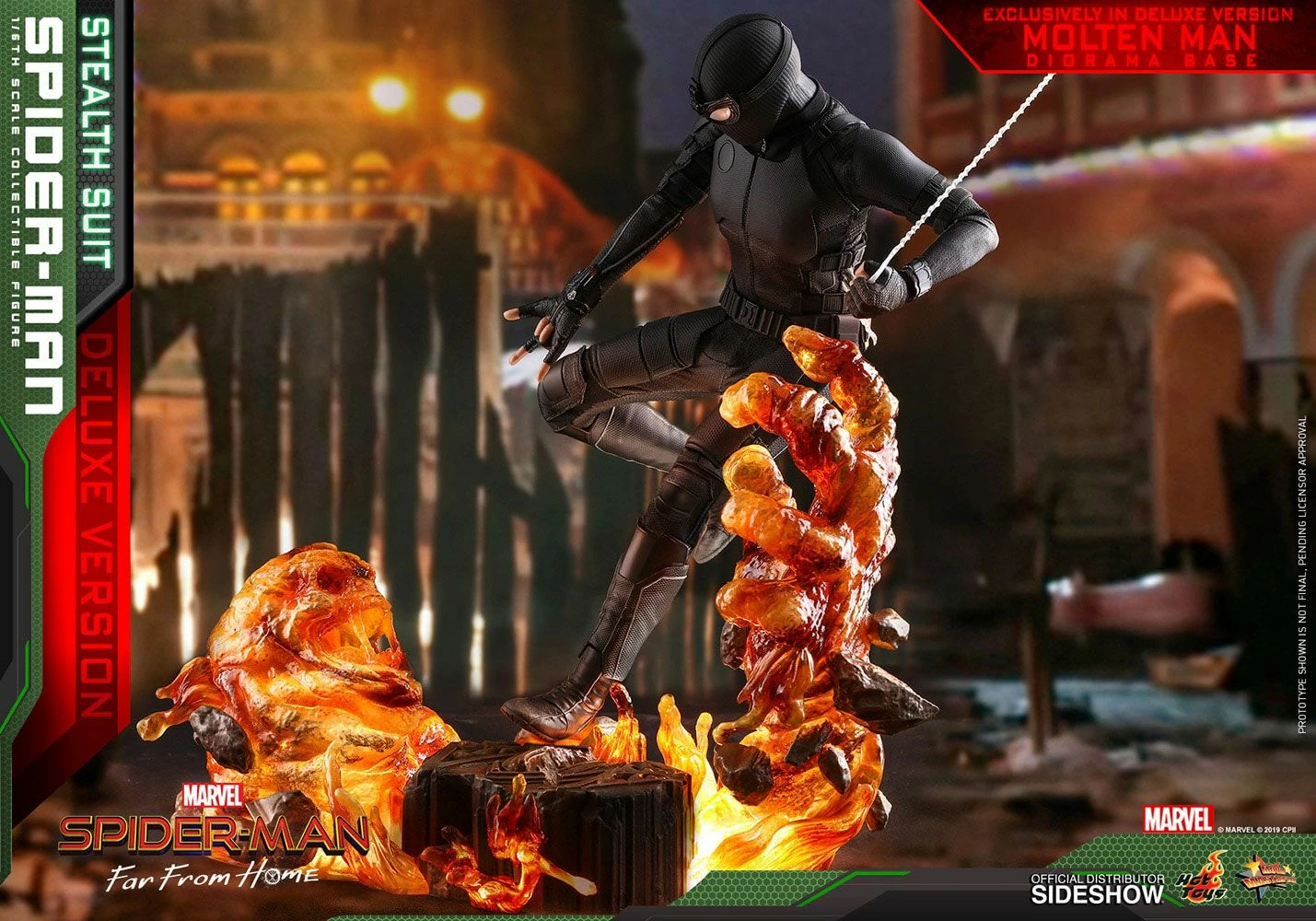 Hot Toys Spider-Man: Far From Home MM Action Figure 1-6 (Stealth Suit) Deluxe - Image 15