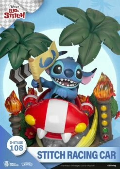Beast Kingdom Lilo & Stitch D-Stage Diorama - Stitch Racing Car