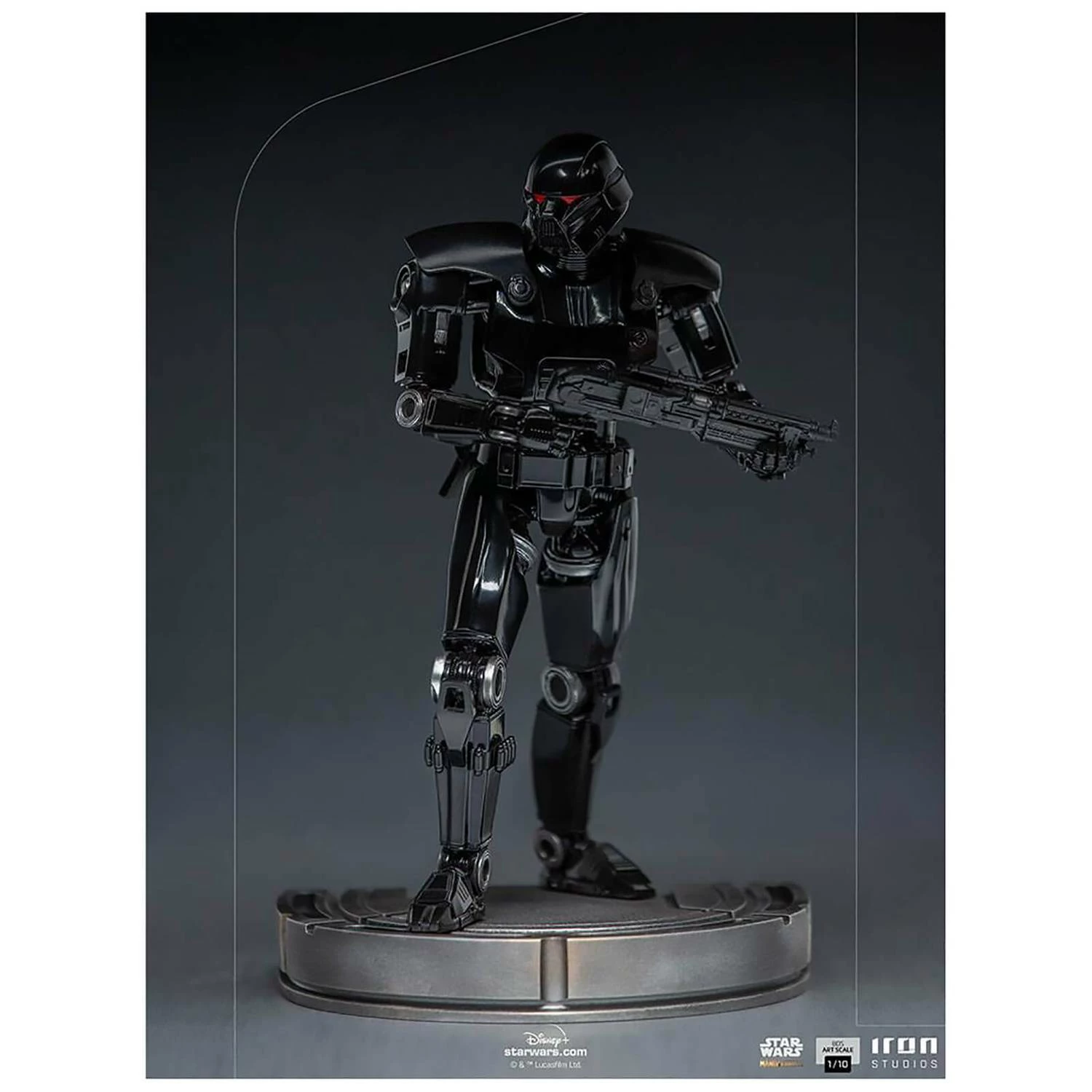 Iron Studios Star Wars The Mandalorian Art Scale Statue 1/10 Dark Trooper - Image 13