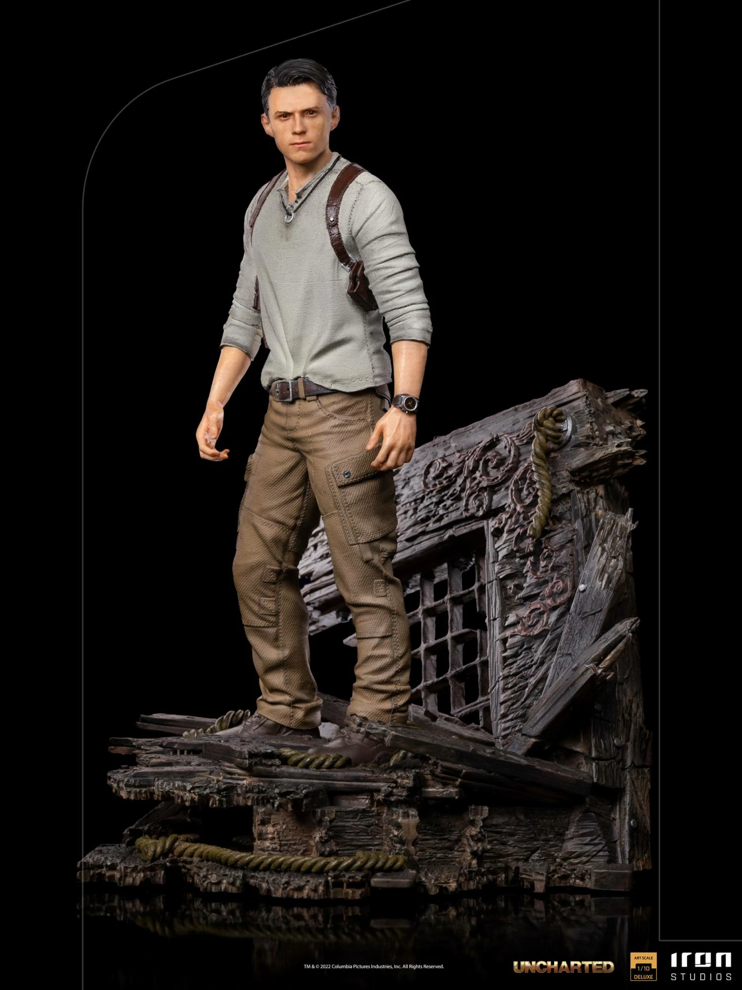 Iron Studios 1-10 BDS Deluxe Art Scale Statue Uncharted Nathan Drake - Image 5