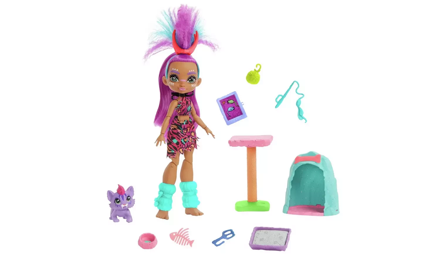 Cave Club Wild About Cats Playset & Roaralai Doll - Image 2