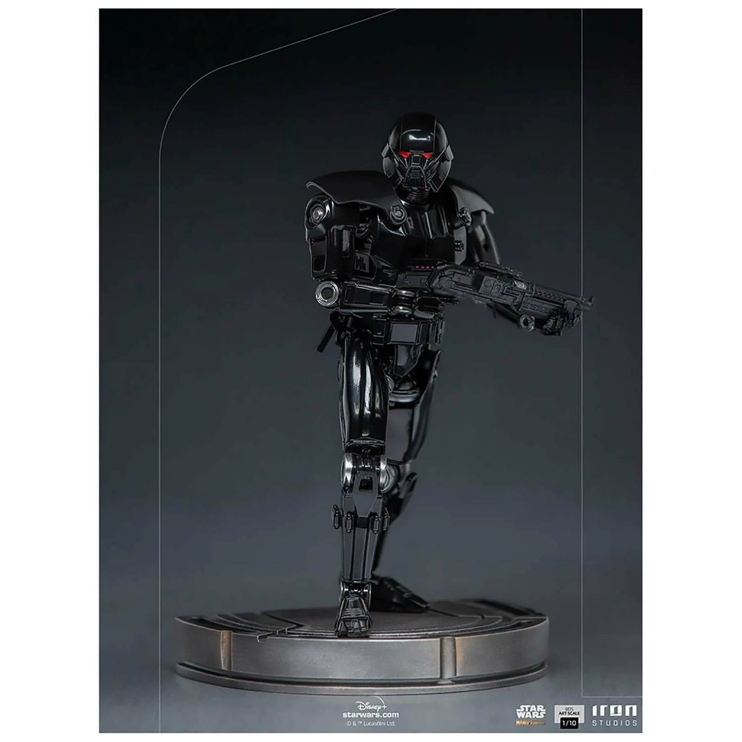 Iron Studios Star Wars The Mandalorian Art Scale Statue 1/10 Dark Trooper - Image 12