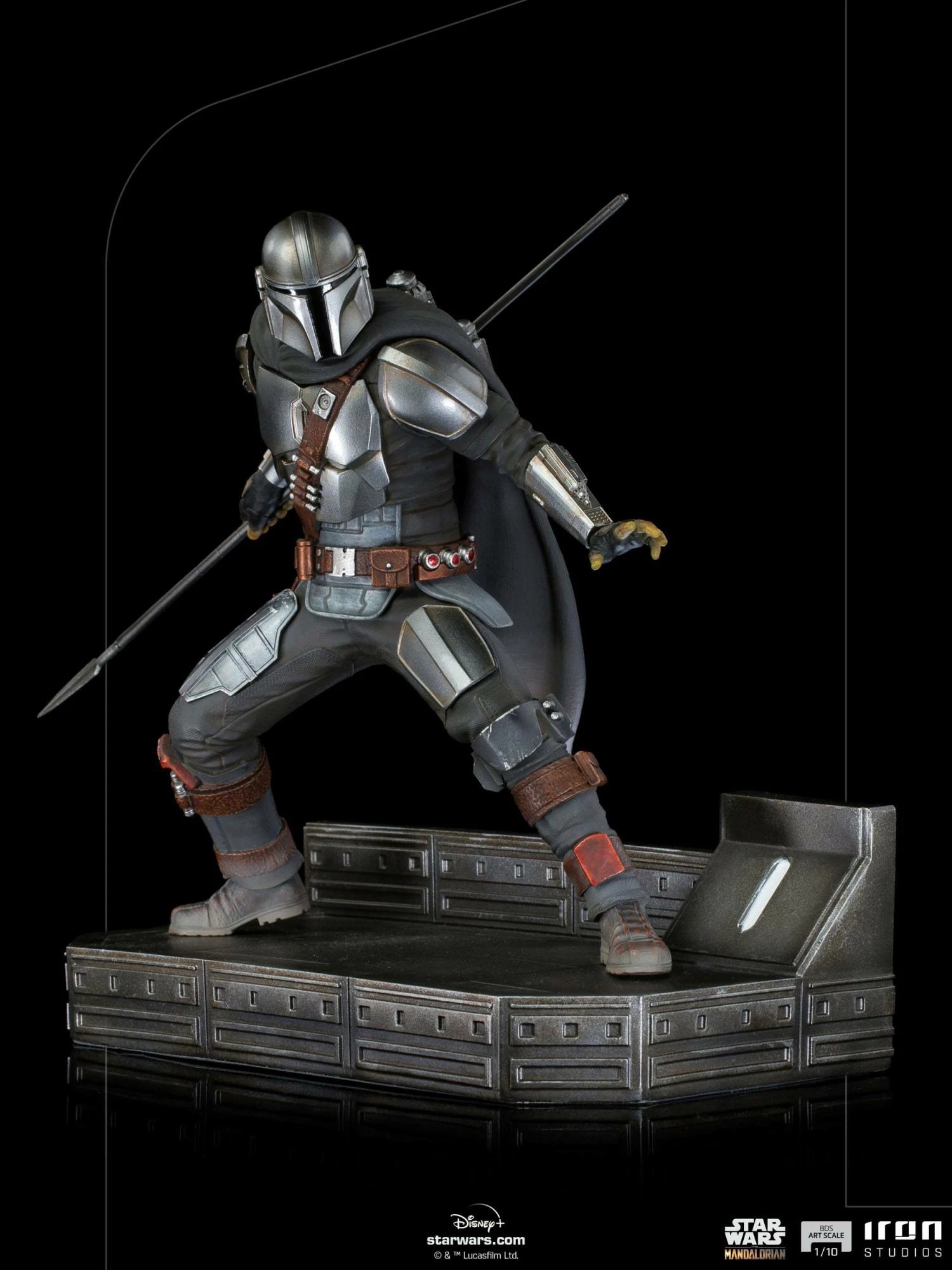Iron Studios Star Wars The Mandalorian BDS Art Scale Statue 1/10 Mandalorian - Image 5