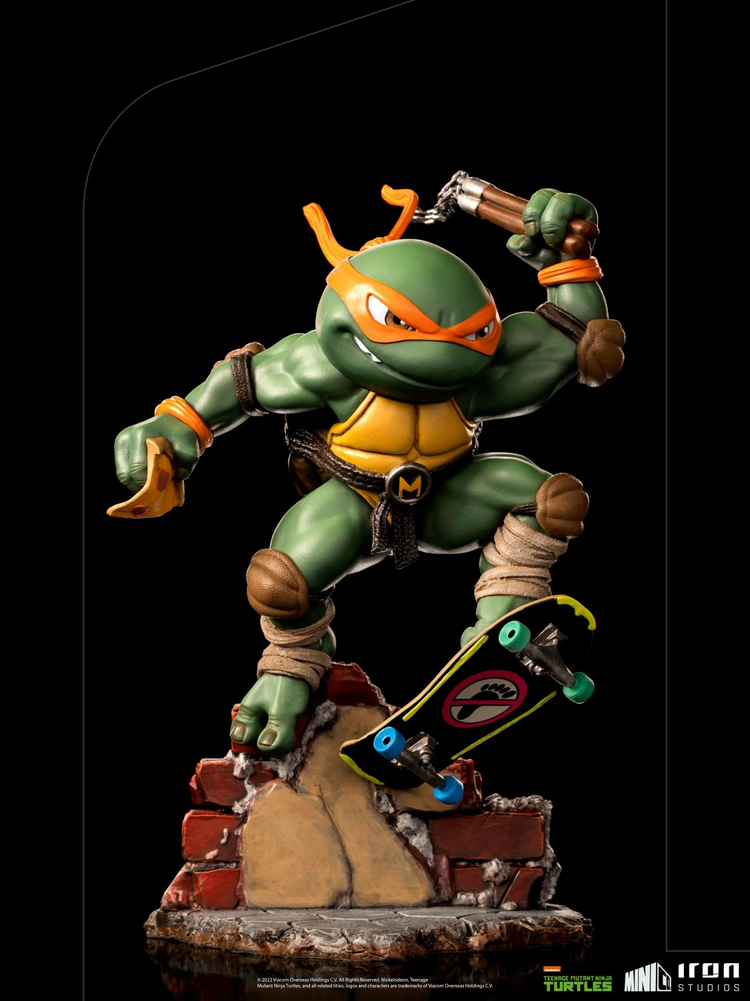 Iron Studios Teenage Mutant Ninja Turtles Mini Co. PVC Figure Michelangelo - Image 6