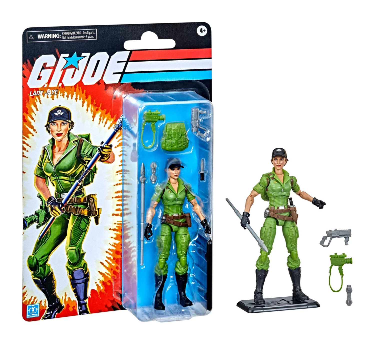 G.I. Joe Classified Series Retro Lady Jaye 6" Action Figure
