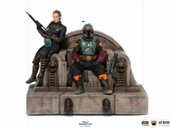 Iron Studios Star Wars Deluxe Art Scale Statue 1-10 Boba Fett & Fennec Shand