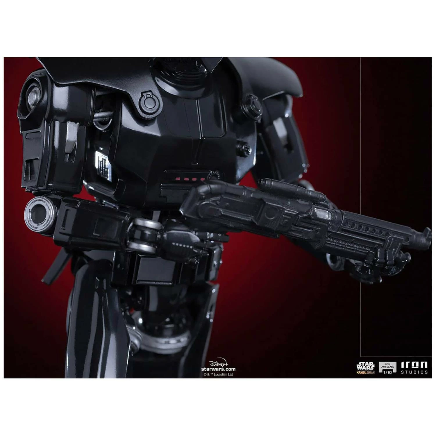 Iron Studios Star Wars The Mandalorian Art Scale Statue 1/10 Dark Trooper - Image 5