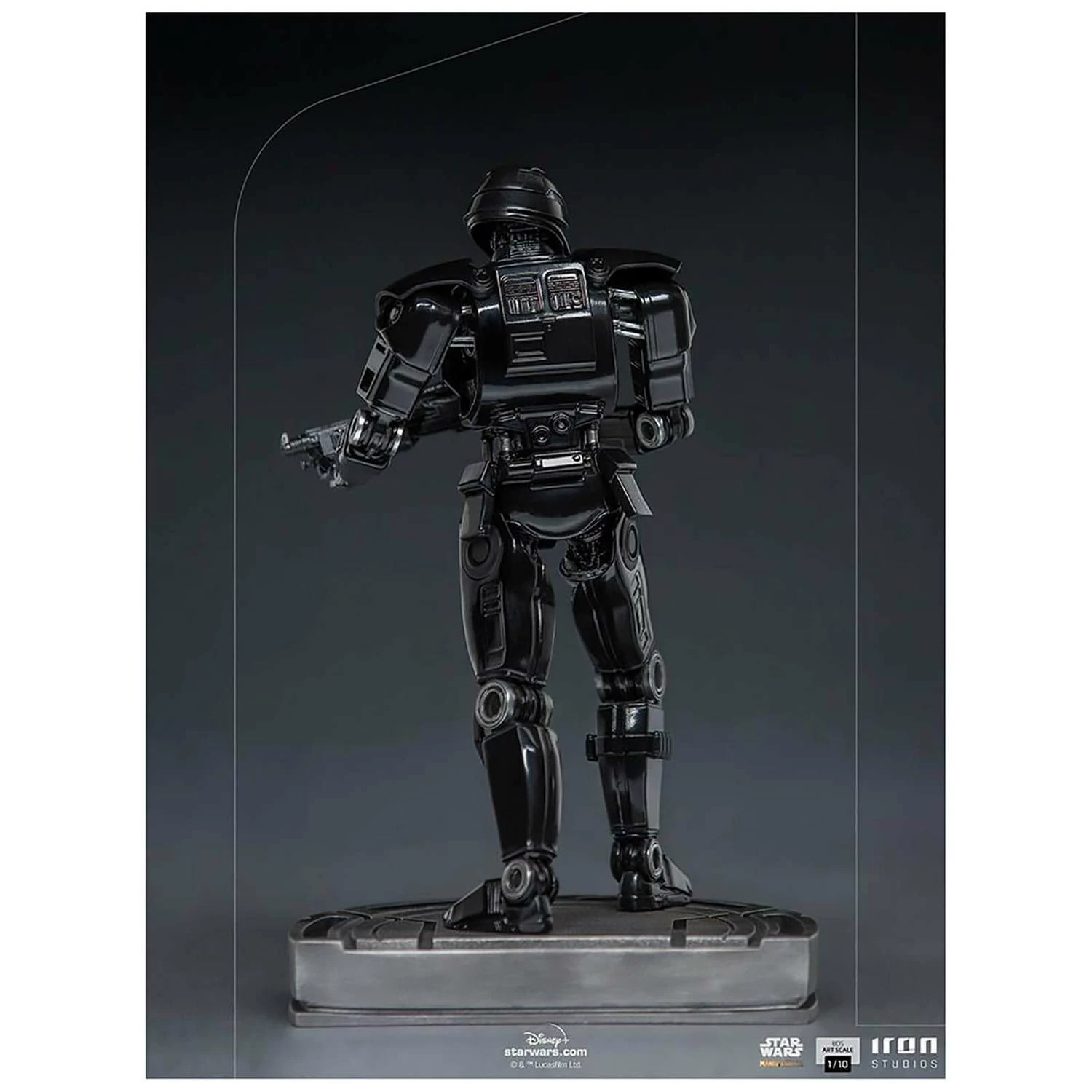 Iron Studios Star Wars The Mandalorian Art Scale Statue 1/10 Dark Trooper - Image 9