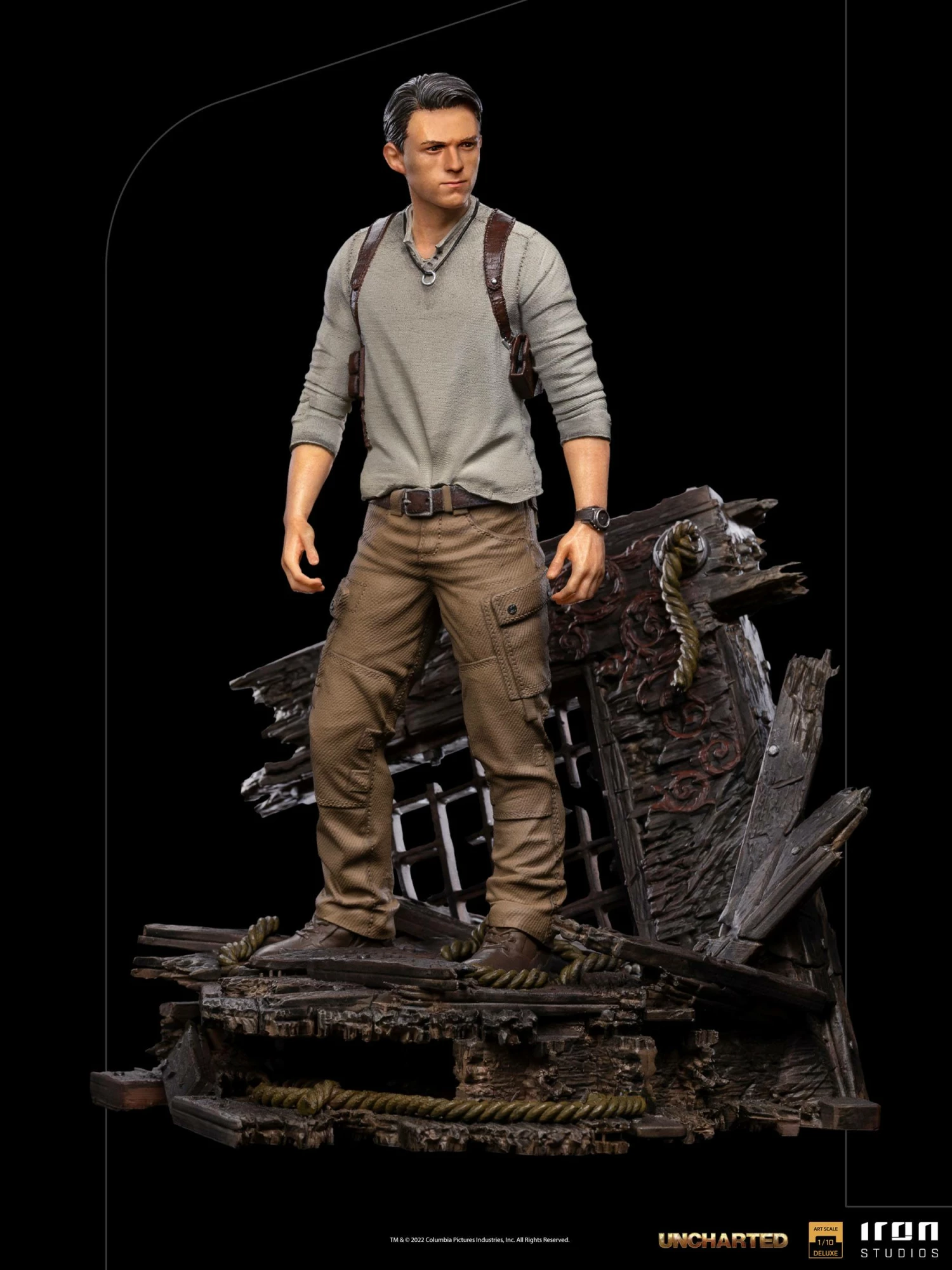 Iron Studios 1-10 BDS Deluxe Art Scale Statue Uncharted Nathan Drake - Image 6