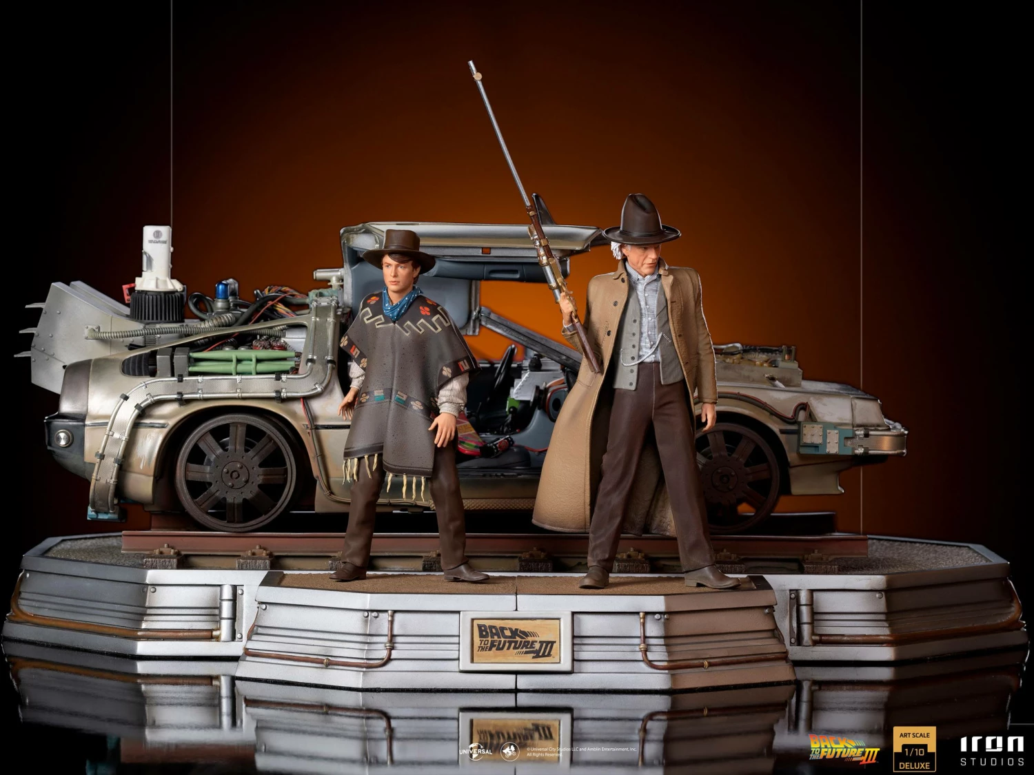 Iron Studios Back To The Future III Art Scale Statues 1-10 Full Set Deluxe - Image 2
