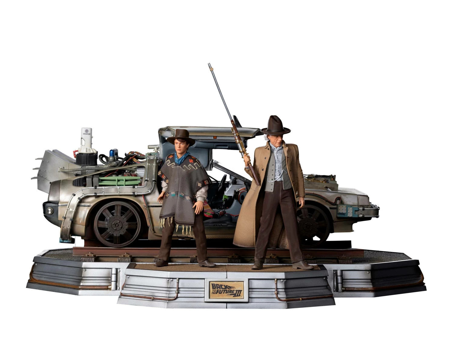 Iron Studios Back To The Future III Art Scale Statues 1-10 Full Set Deluxe