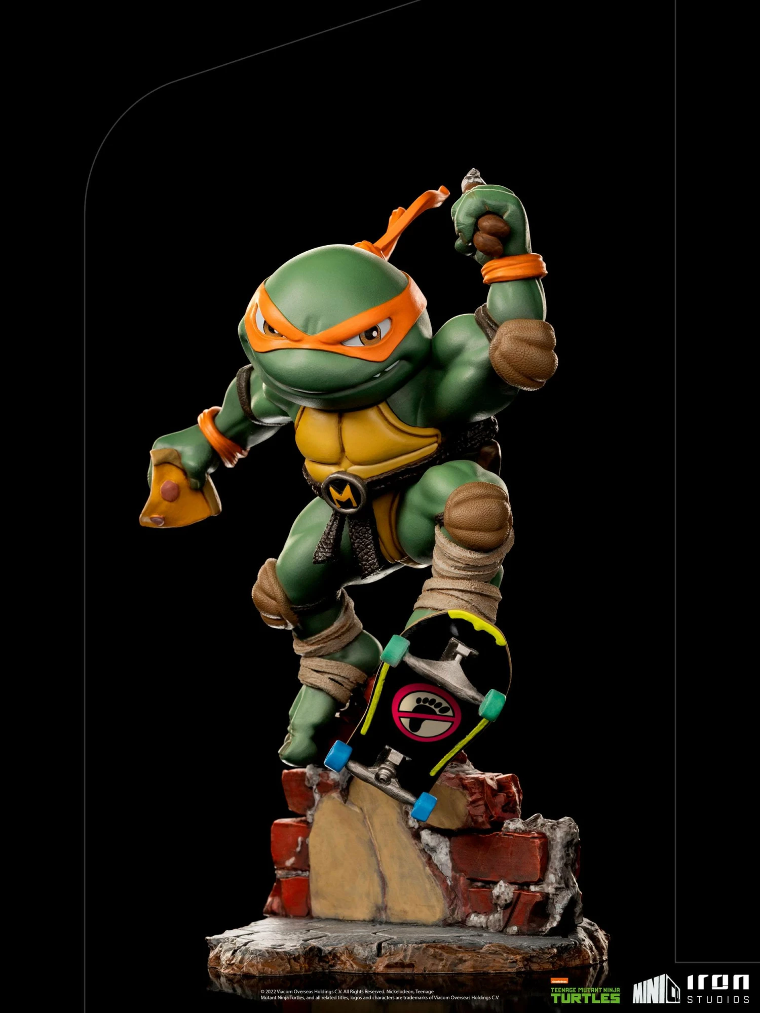 Iron Studios Teenage Mutant Ninja Turtles Mini Co. PVC Figure Michelangelo - Image 4