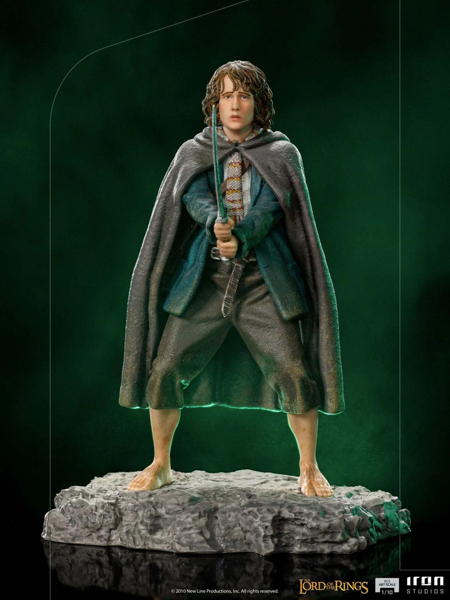 Iron Studios BDS Art Scale Statue 1-10Scale Lord Of The Rings Pippin - Image 2
