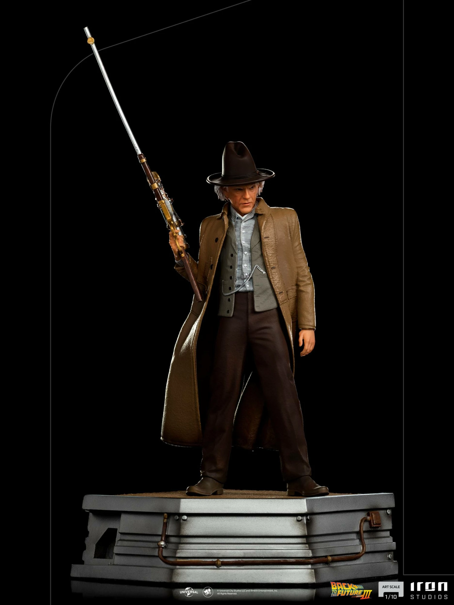 Iron Studios Back To The Future III Art Scale Statue 1-10 Doc Brown - Image 6