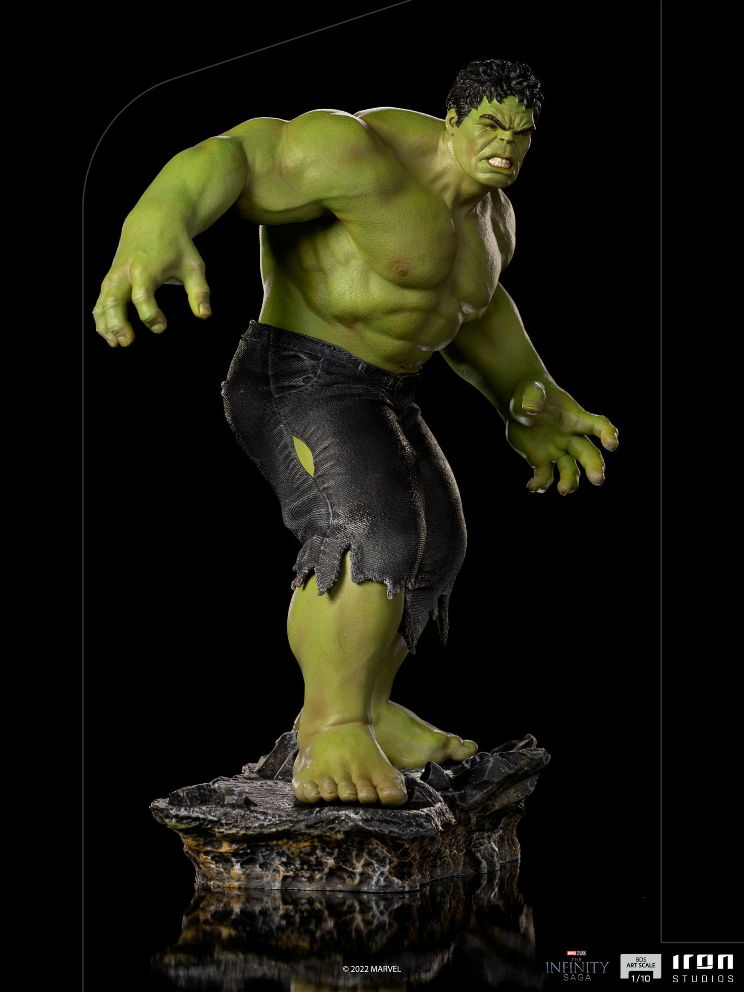 Iron Studios Marvel Avengers The Infinity Saga 1/10 BDS Art Scale Figure Hulk Battle Of NY - Image 4