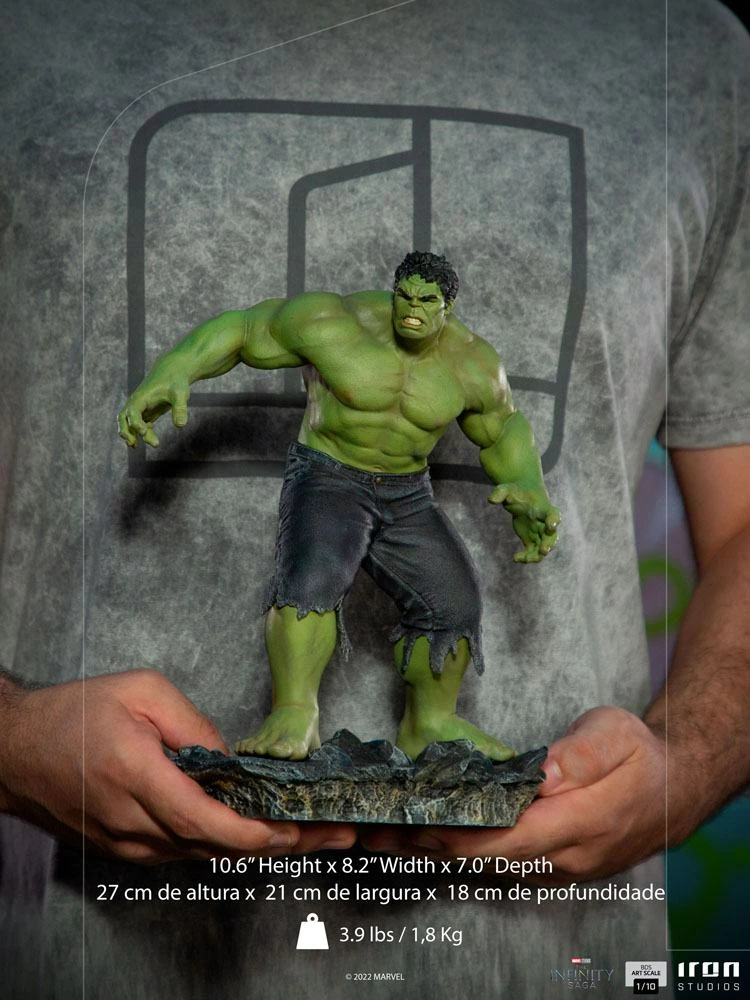 Iron Studios Marvel Avengers The Infinity Saga 1/10 BDS Art Scale Figure Hulk Battle Of NY - Image 3